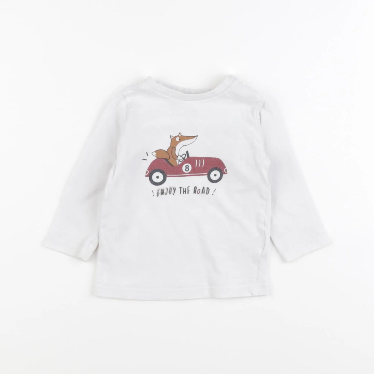Vertbaudet - tee-shirt blanc - 12 mois