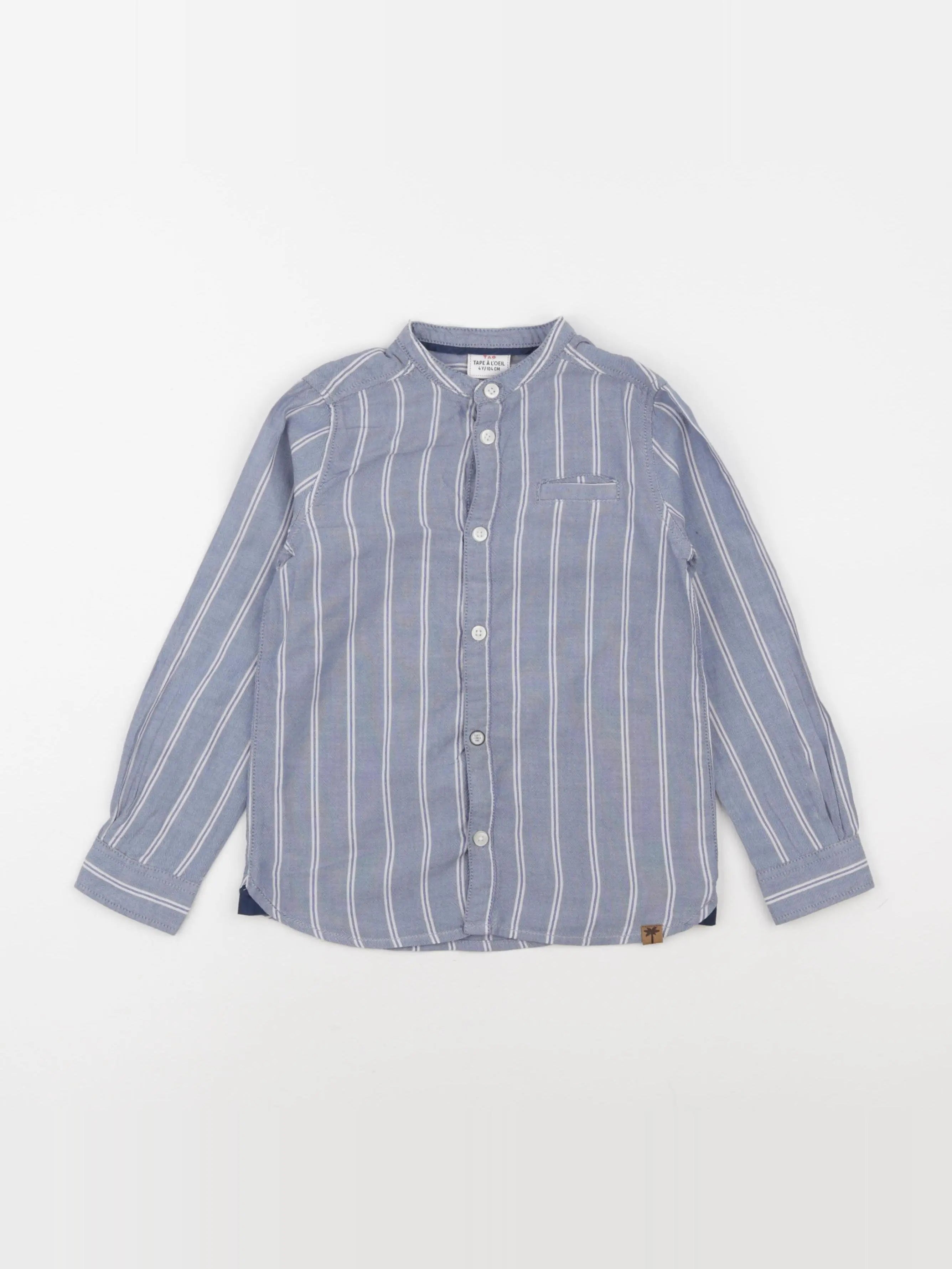 Tape à l'oeil - chemise bleu - 4 ans