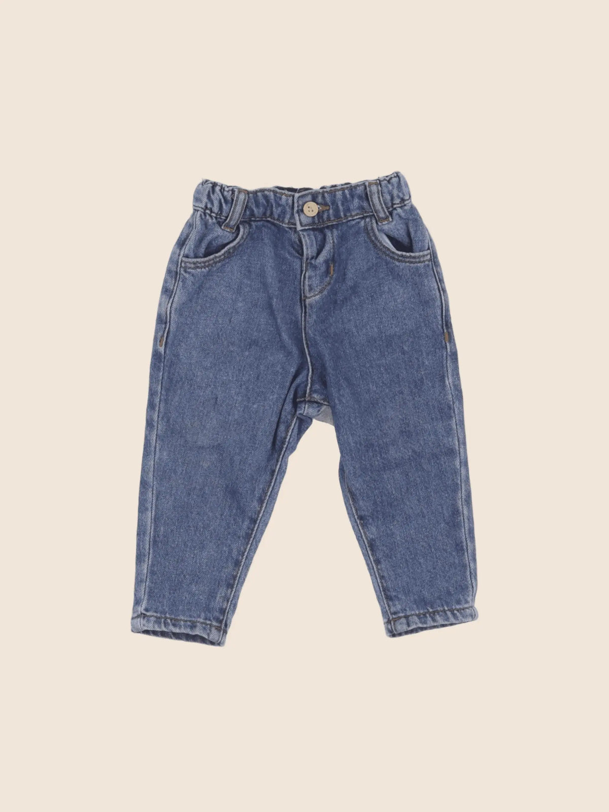 Vertbaudet - jean bleu - 6 mois