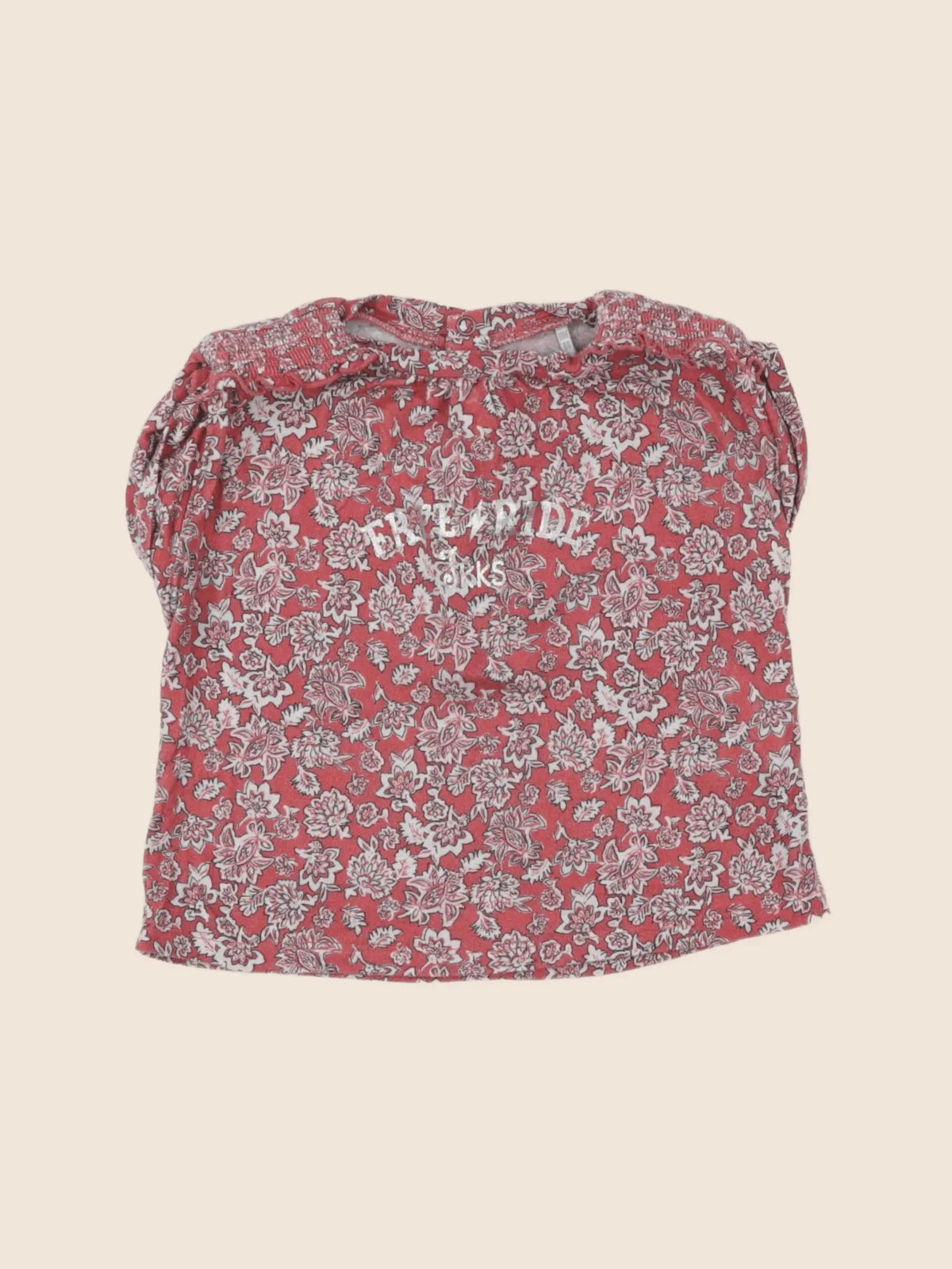 IKKS - tee-shirt rouge - 18 mois
