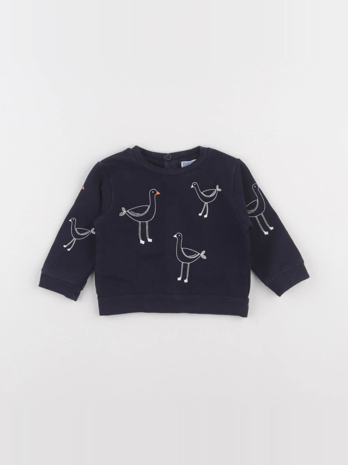 Jacadi - sweat bleu - 6 mois