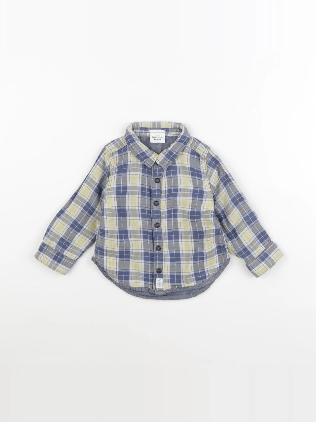 Tape à l'oeil - chemise bleu - 18 mois