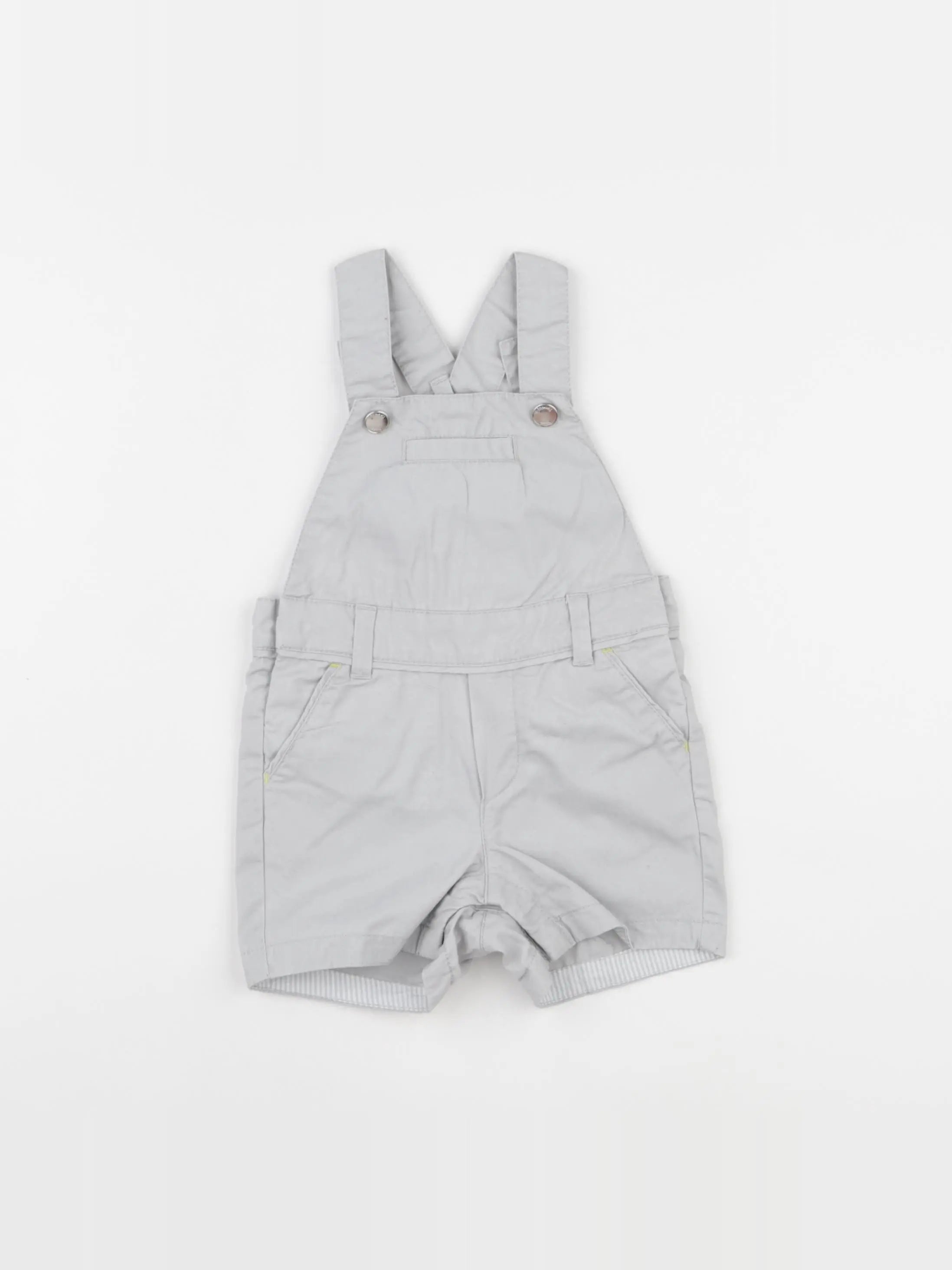 Jacadi - salopette gris - 6 mois