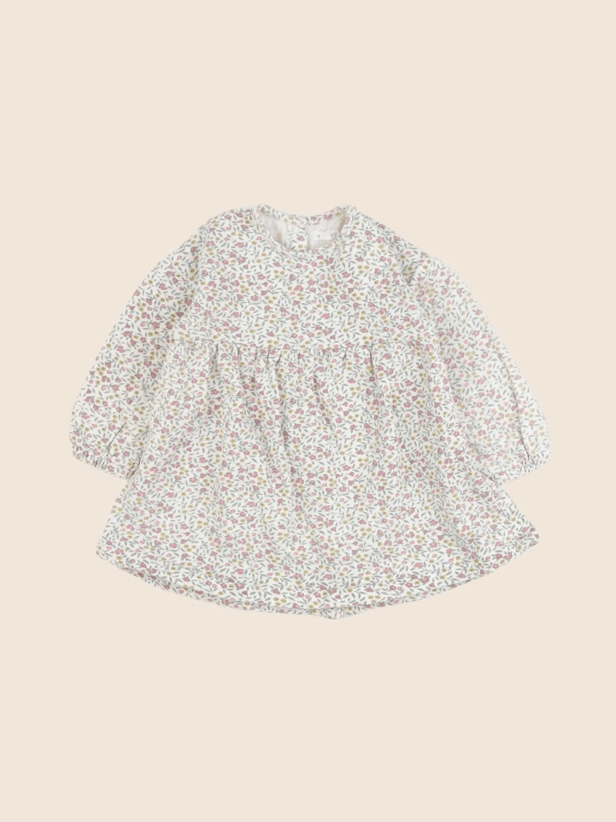 Vertbaudet - robe beige - 18 mois