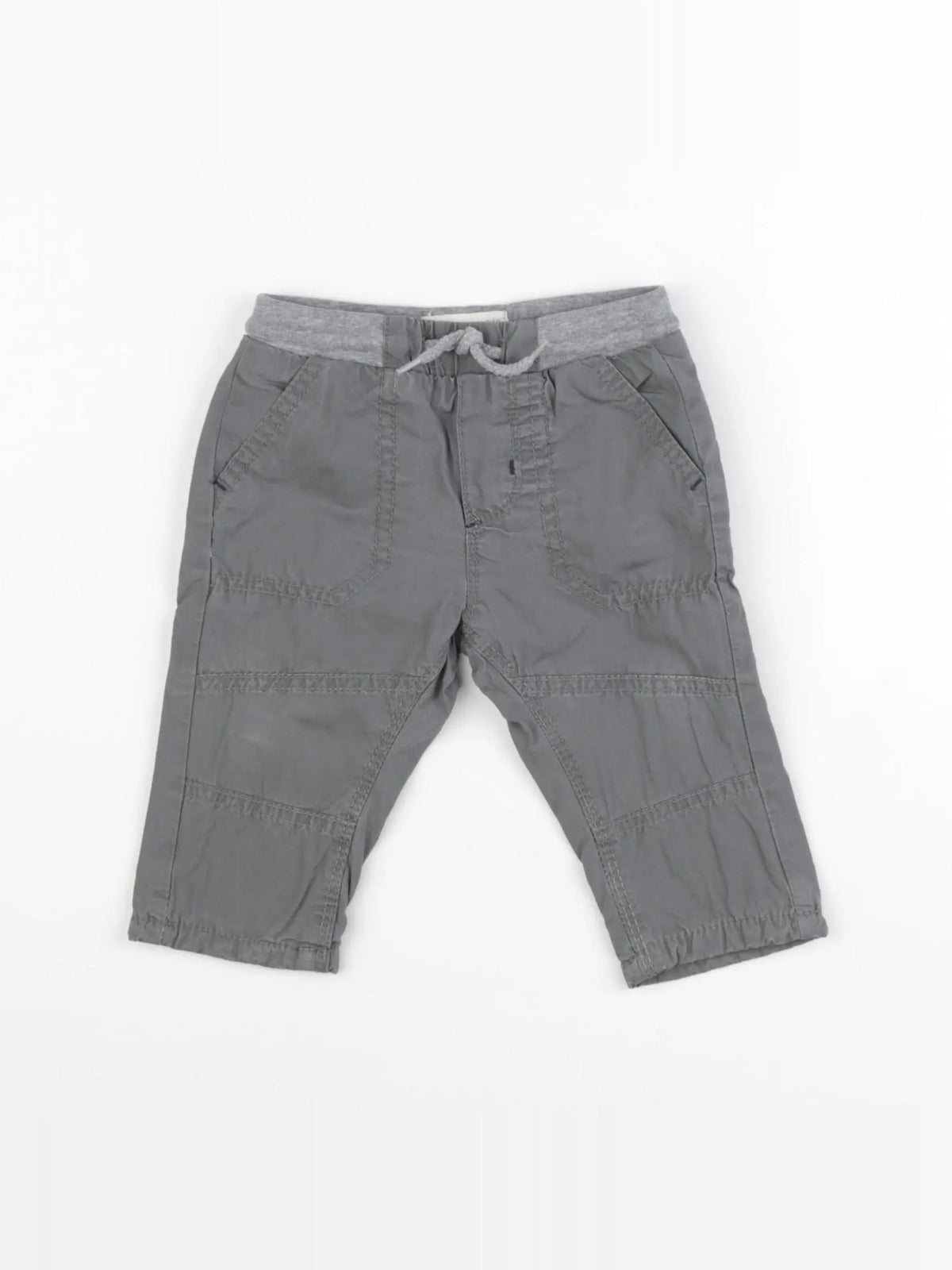Zara - pantalon gris - 6/9 mois