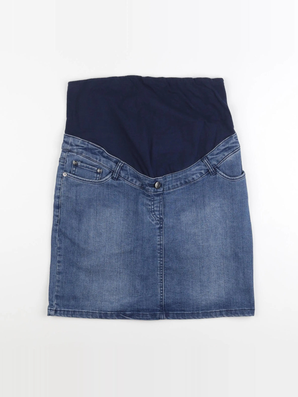 Vertbaudet - jupe grossesse bleu - 36