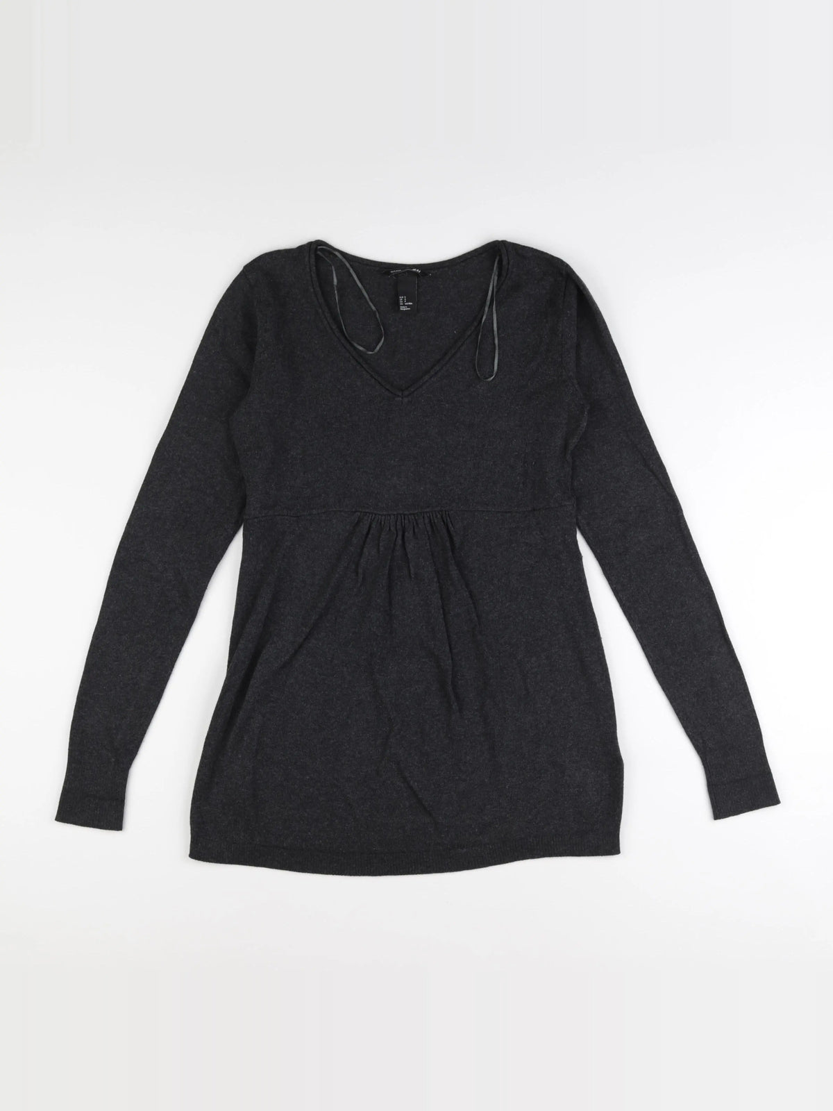 H&M - pull grossesse gris - s
