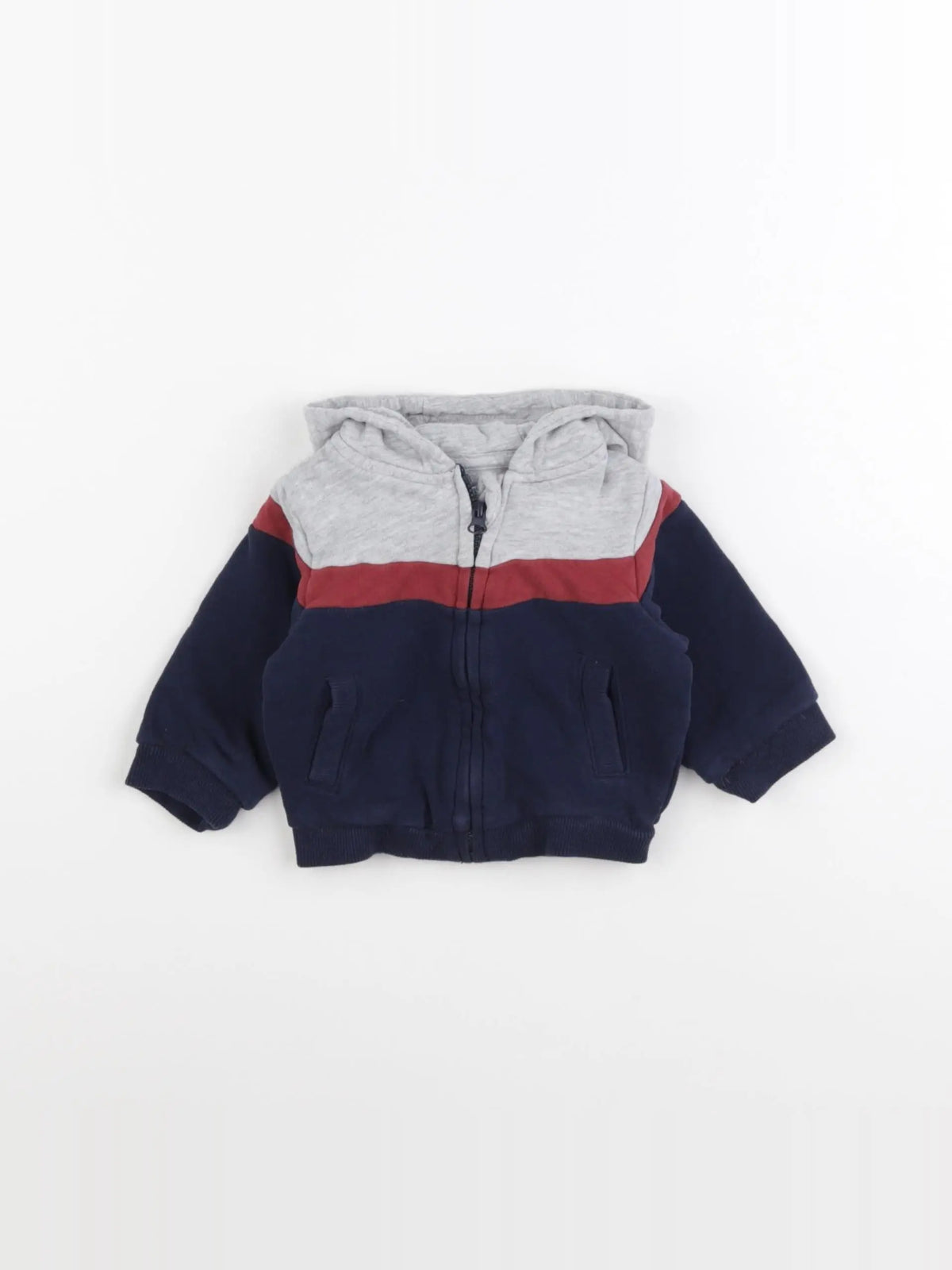 Vertbaudet - sweat bleu - 3 mois