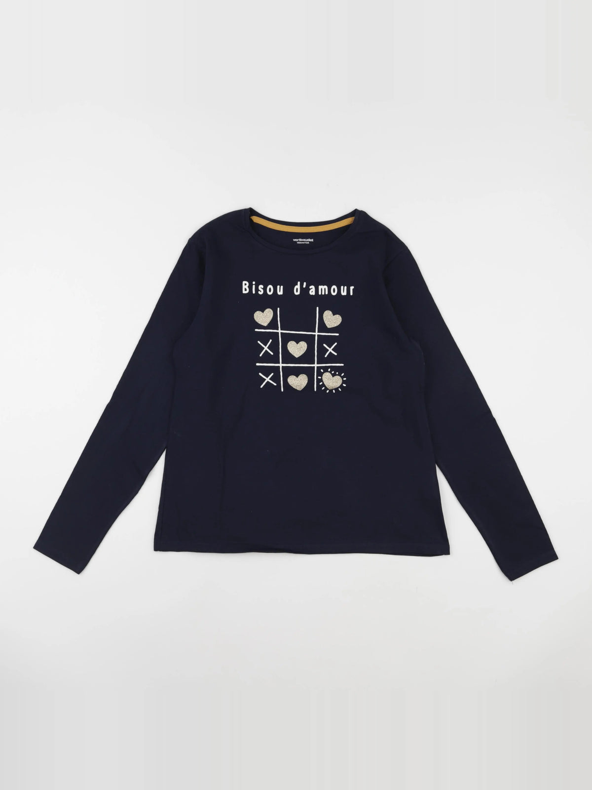 Vertbaudet - tee-shirt bleu - 12 ans