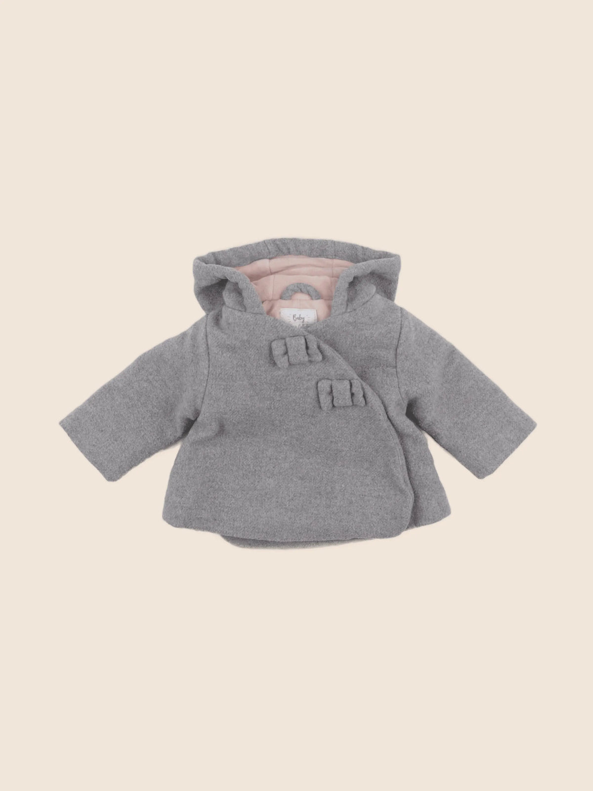 Vertbaudet - manteau gris - 3 mois