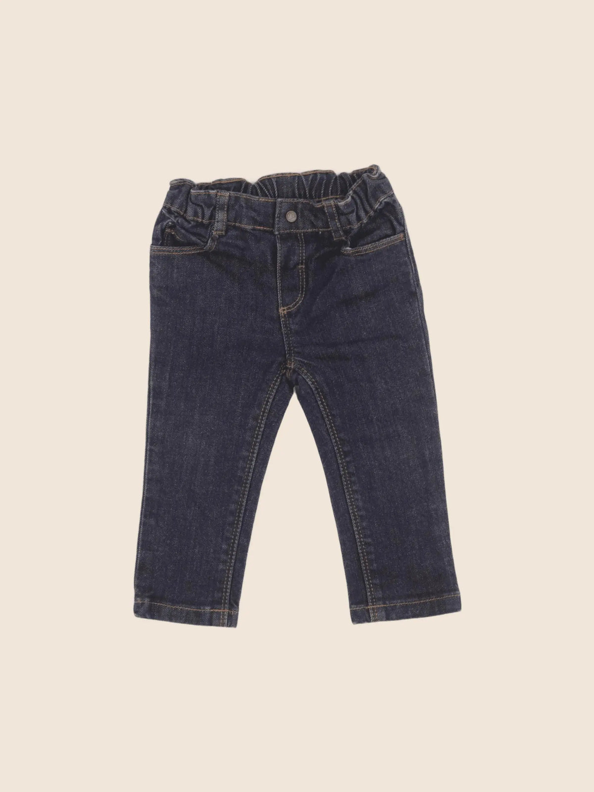 Petit Bateau - jean bleu - 12 mois