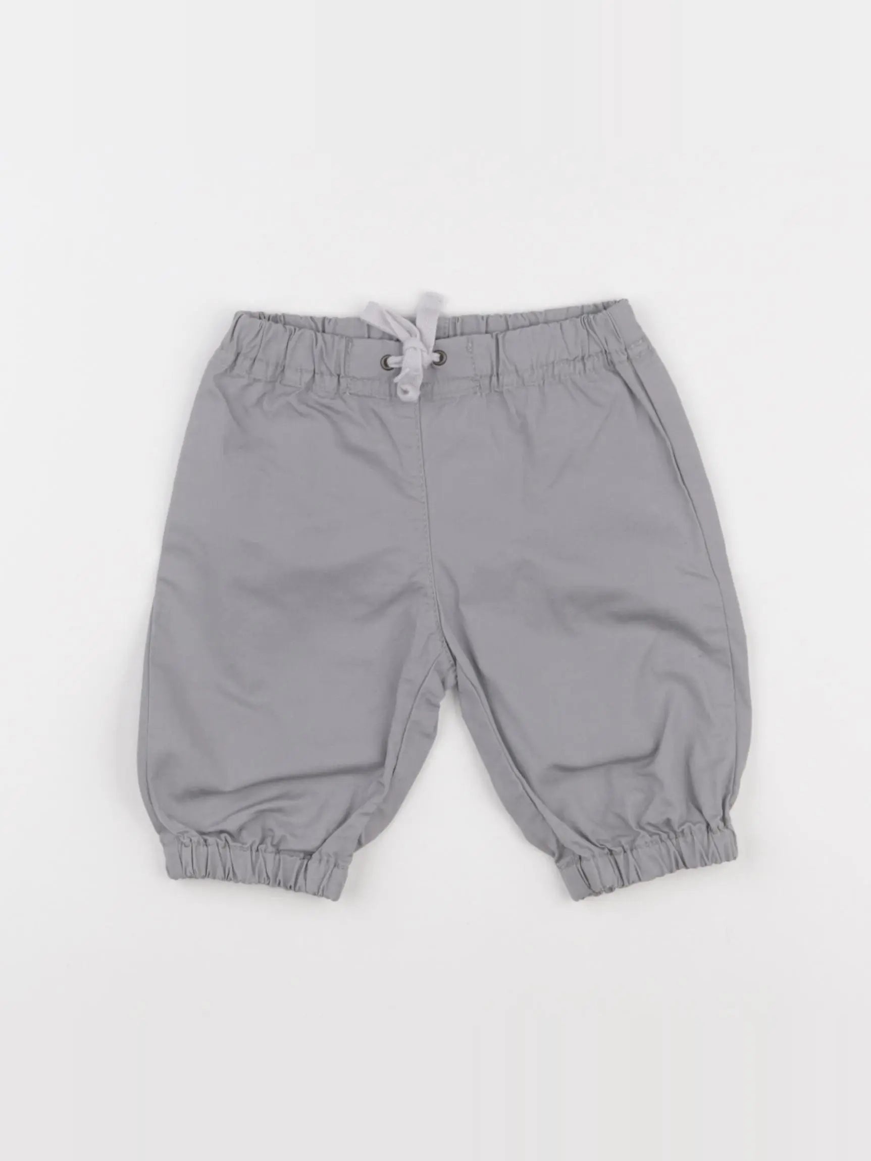 Petit Bateau - pantalon gris - 3 mois