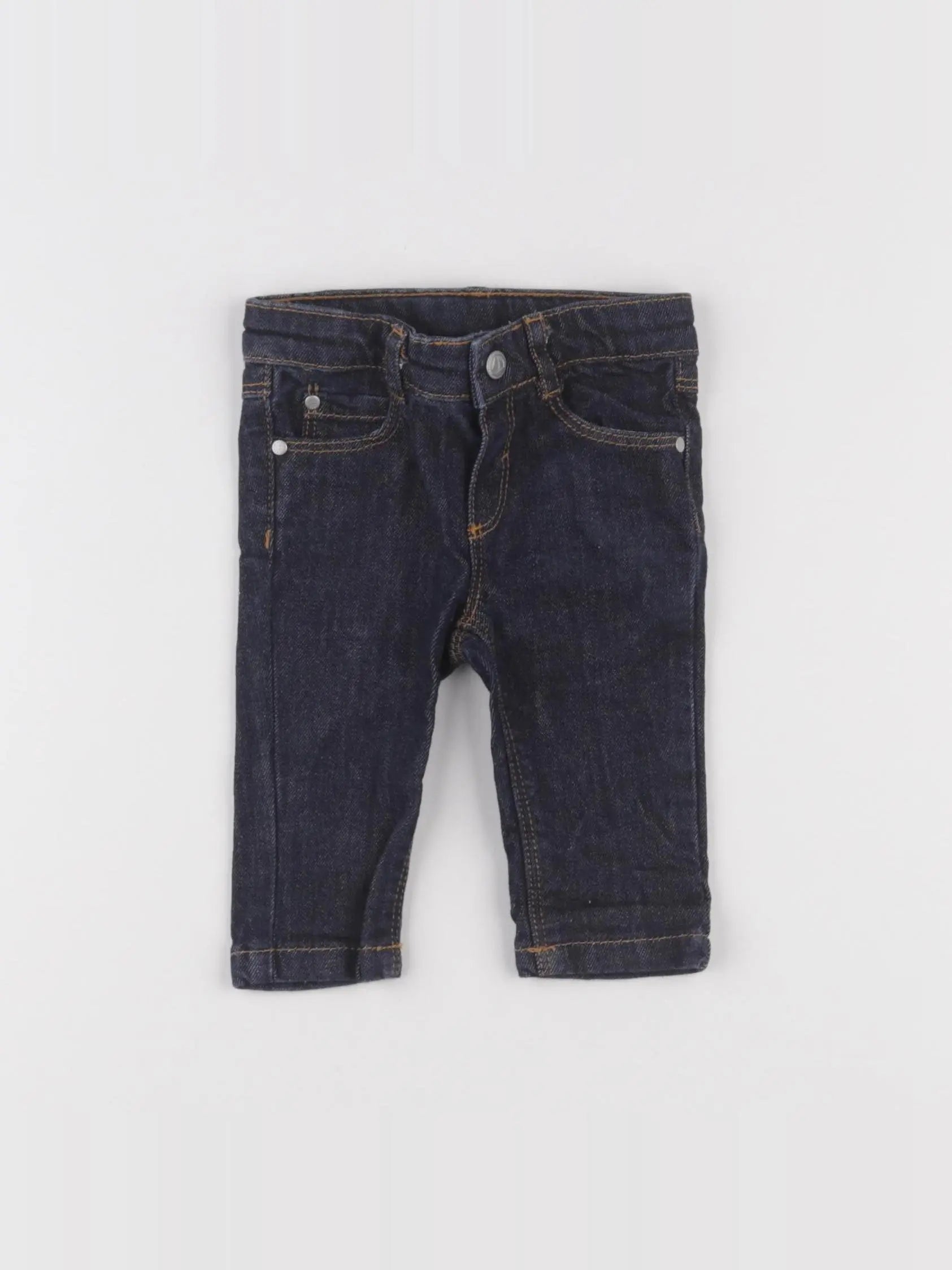 Petit Bateau - jean bleu - 3 mois