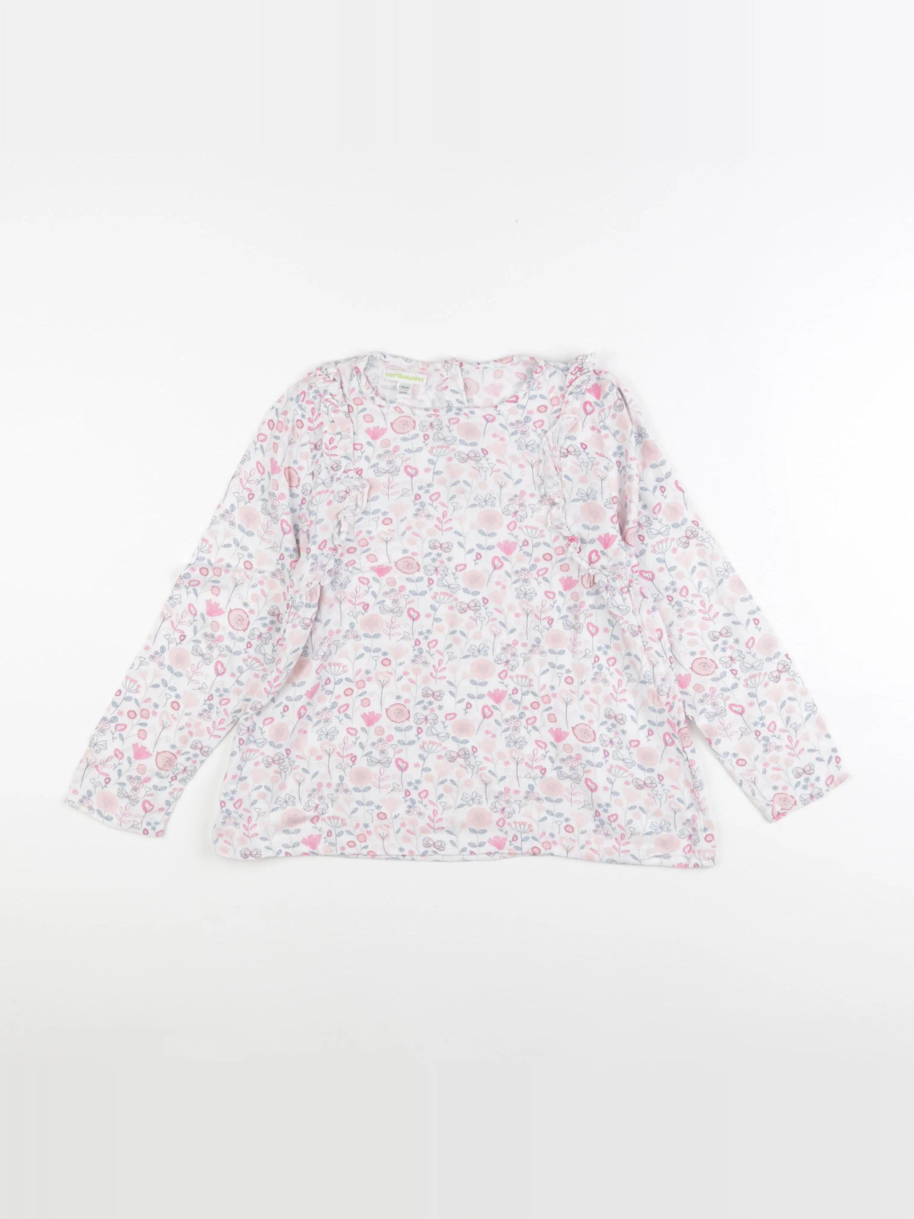 Vertbaudet - blouse rose - 8 ans