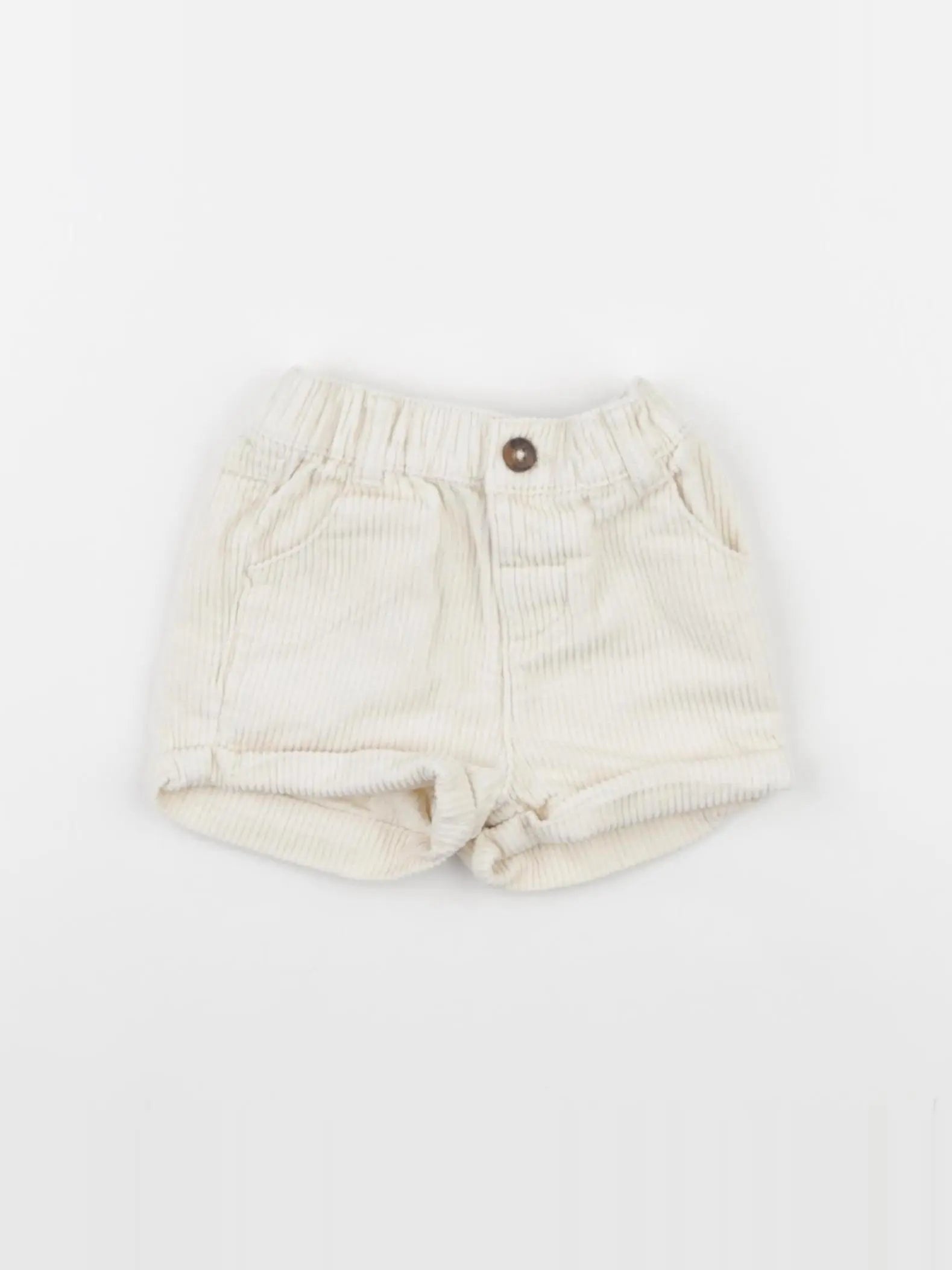 Vertbaudet - short beige - 3 mois