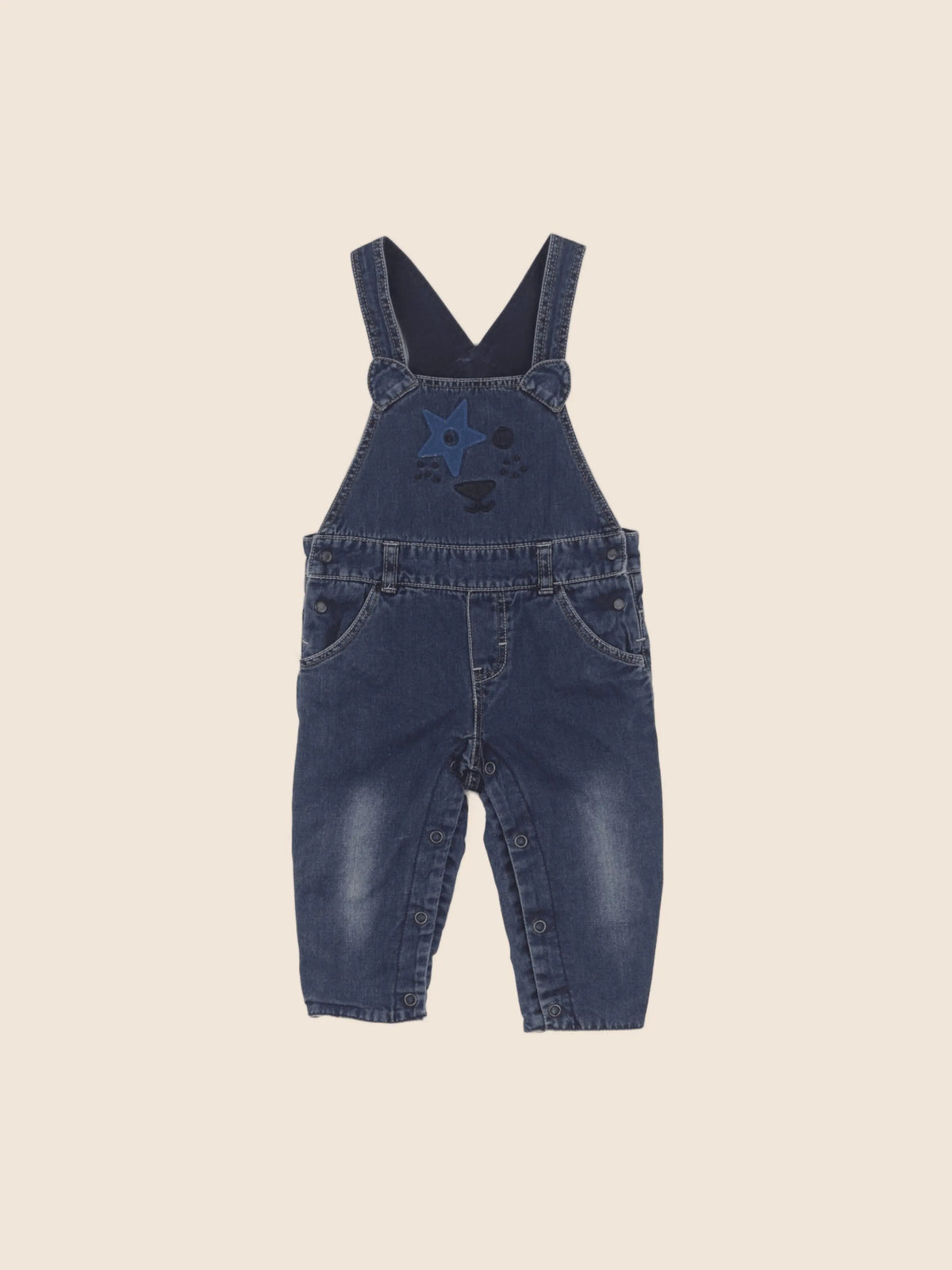 Catimini - salopette bleu - 6 mois
