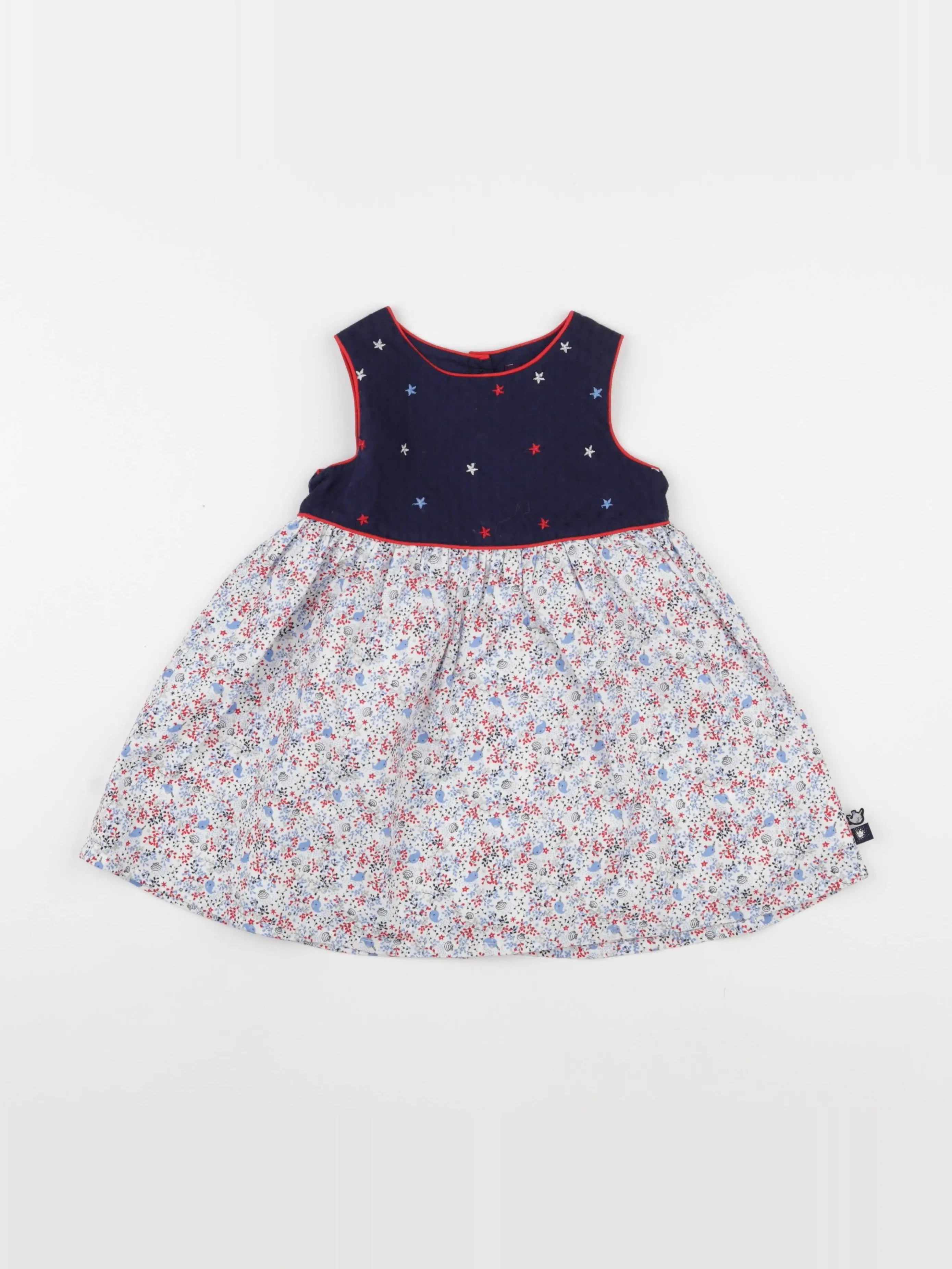 Sergent Major - robe bleu - 24 mois
