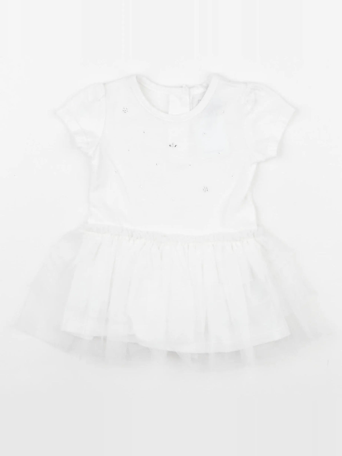 Absorba - robe blanc - 6 mois