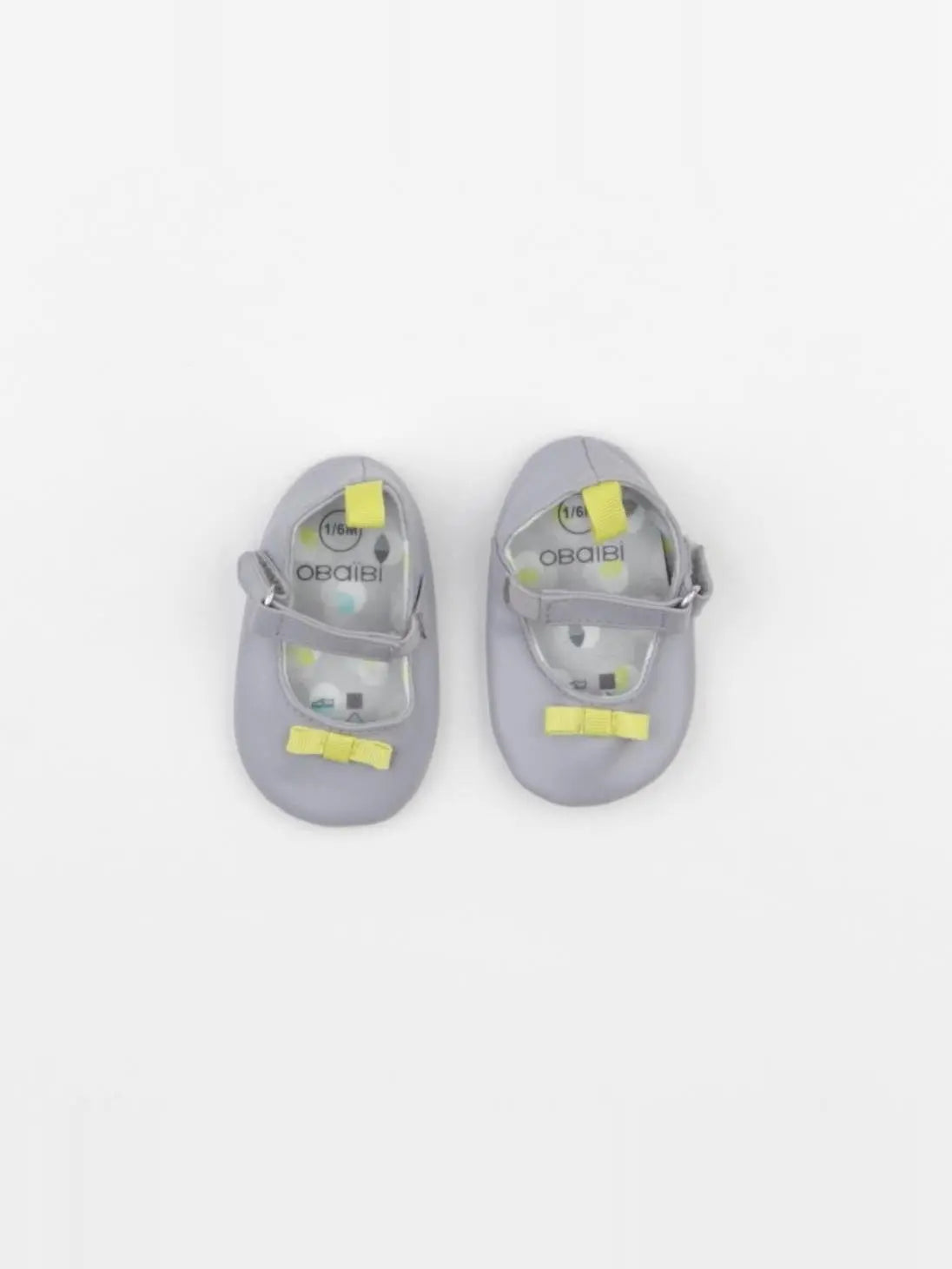 Obaïbi - chaussons gris - pointure 16/17