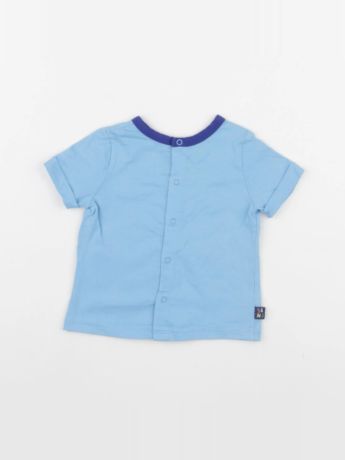Sergent Major - tee-shirt bleu - 6 mois