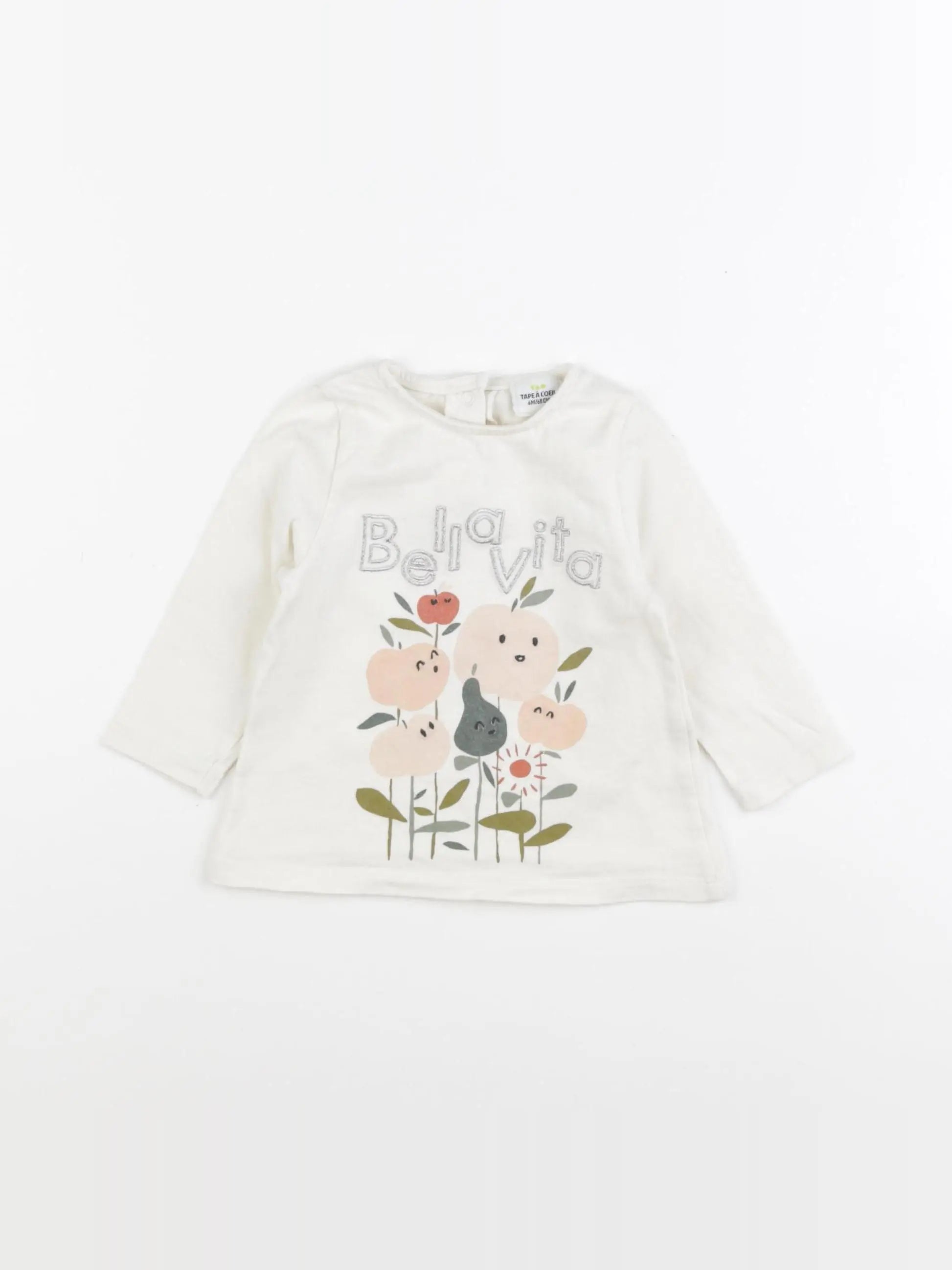 Tape à l'oeil - tee-shirt beige - 6 mois