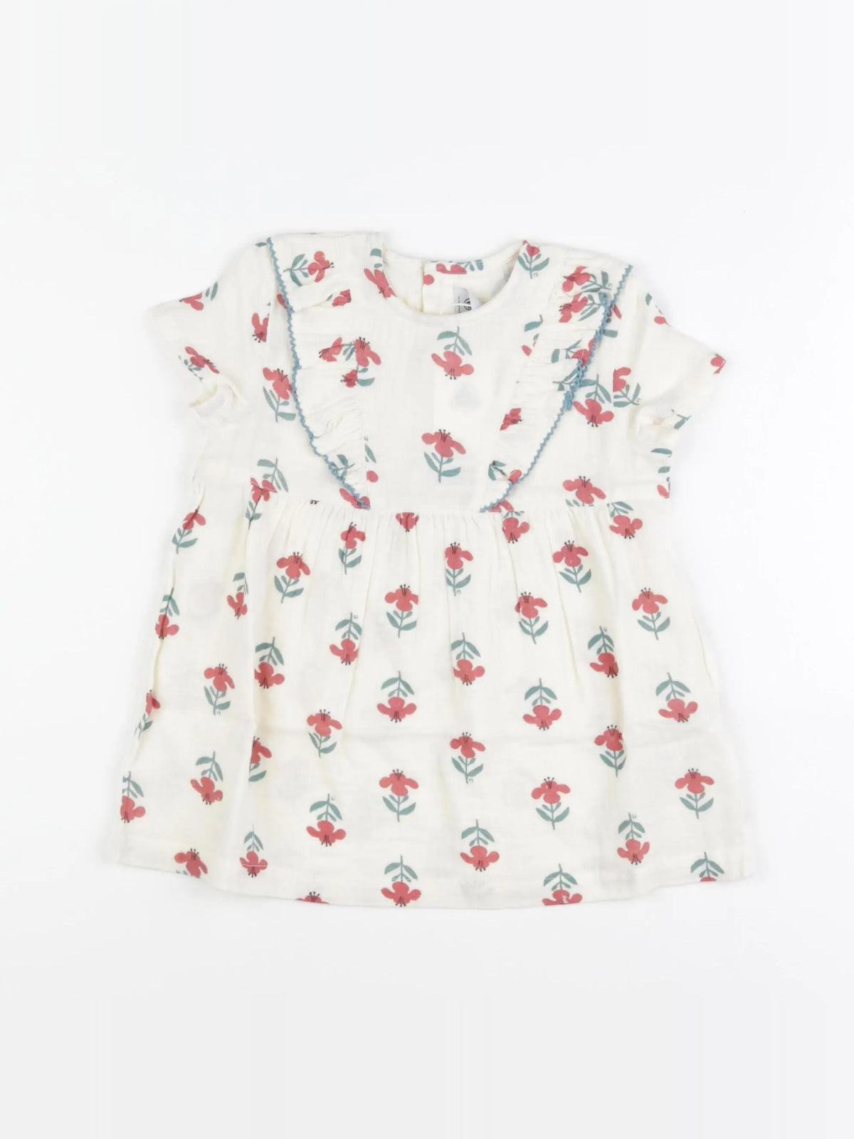 Petit Bateau - robe beige - 6 mois