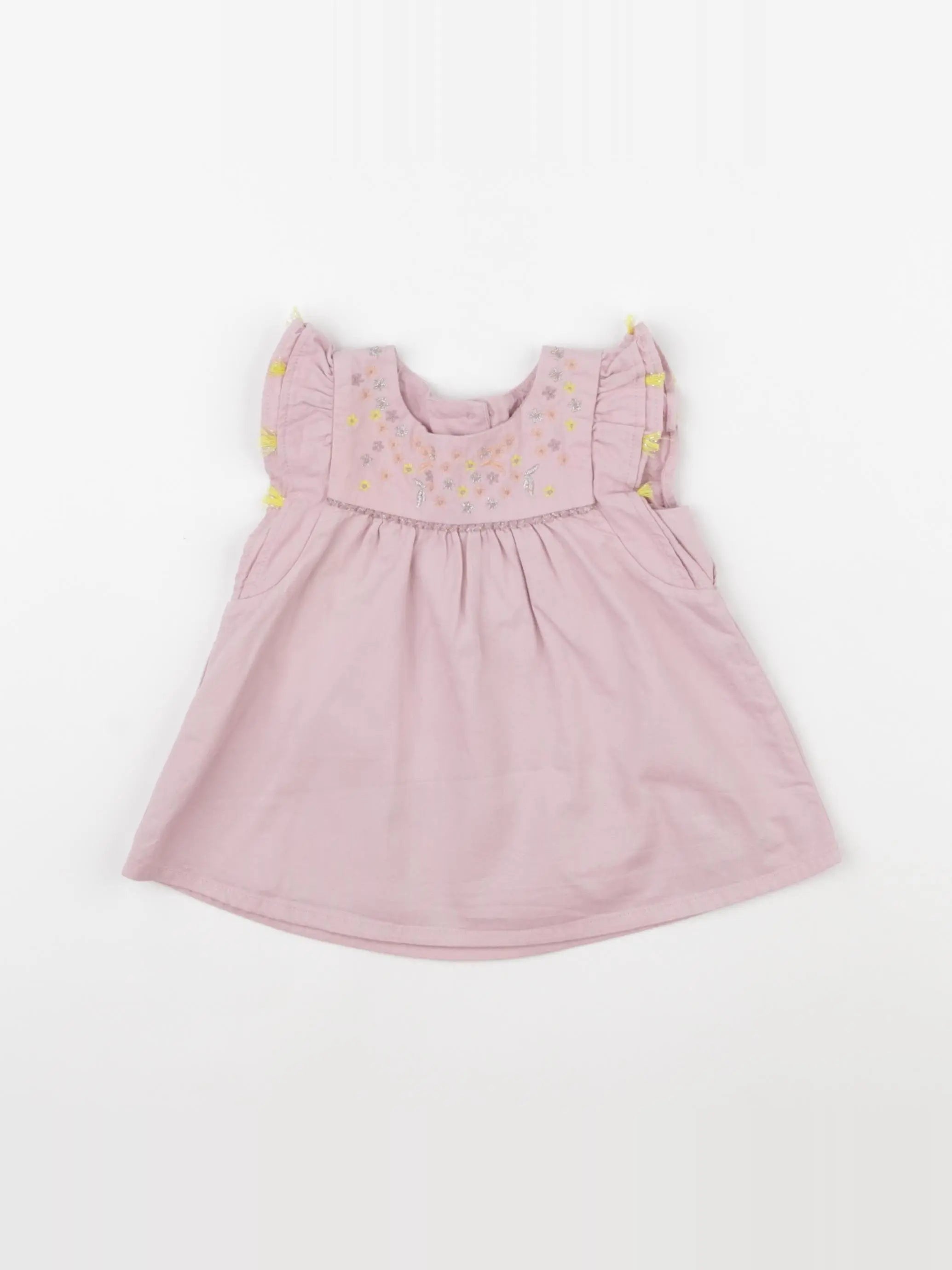 Tia Aina - blouse rose - 6 mois