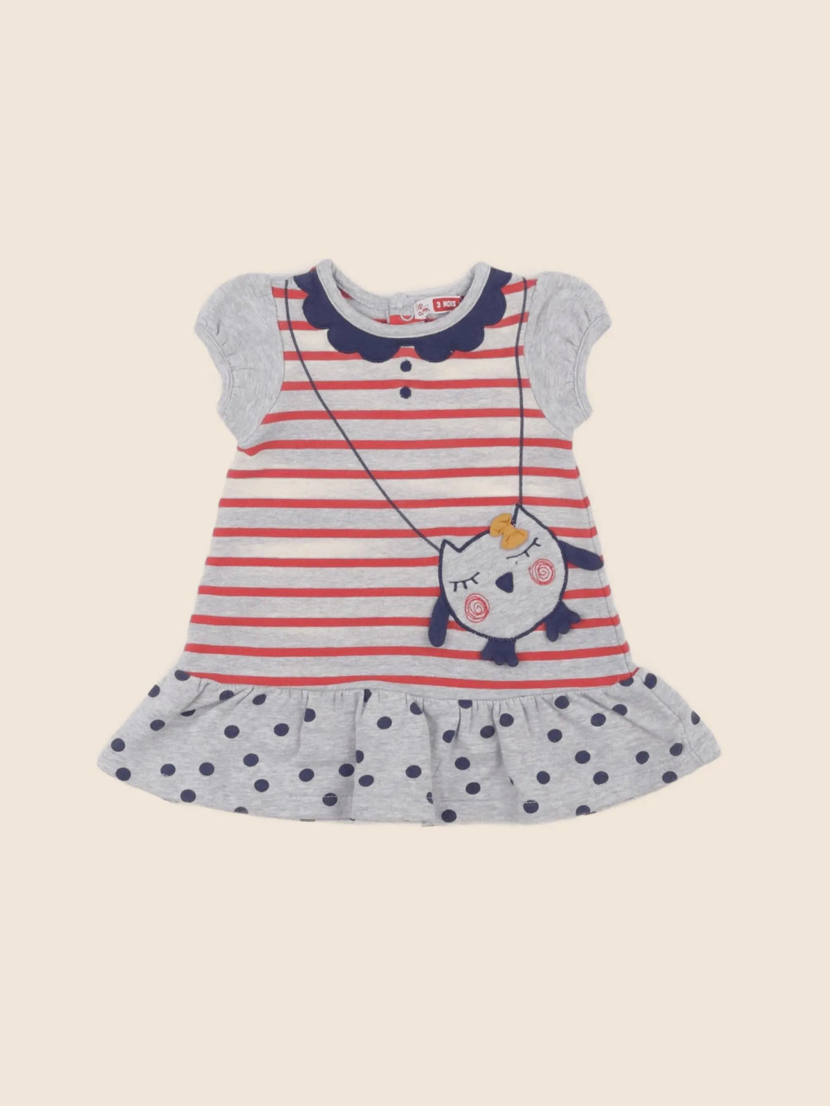 DPAM - robe gris - 3 mois