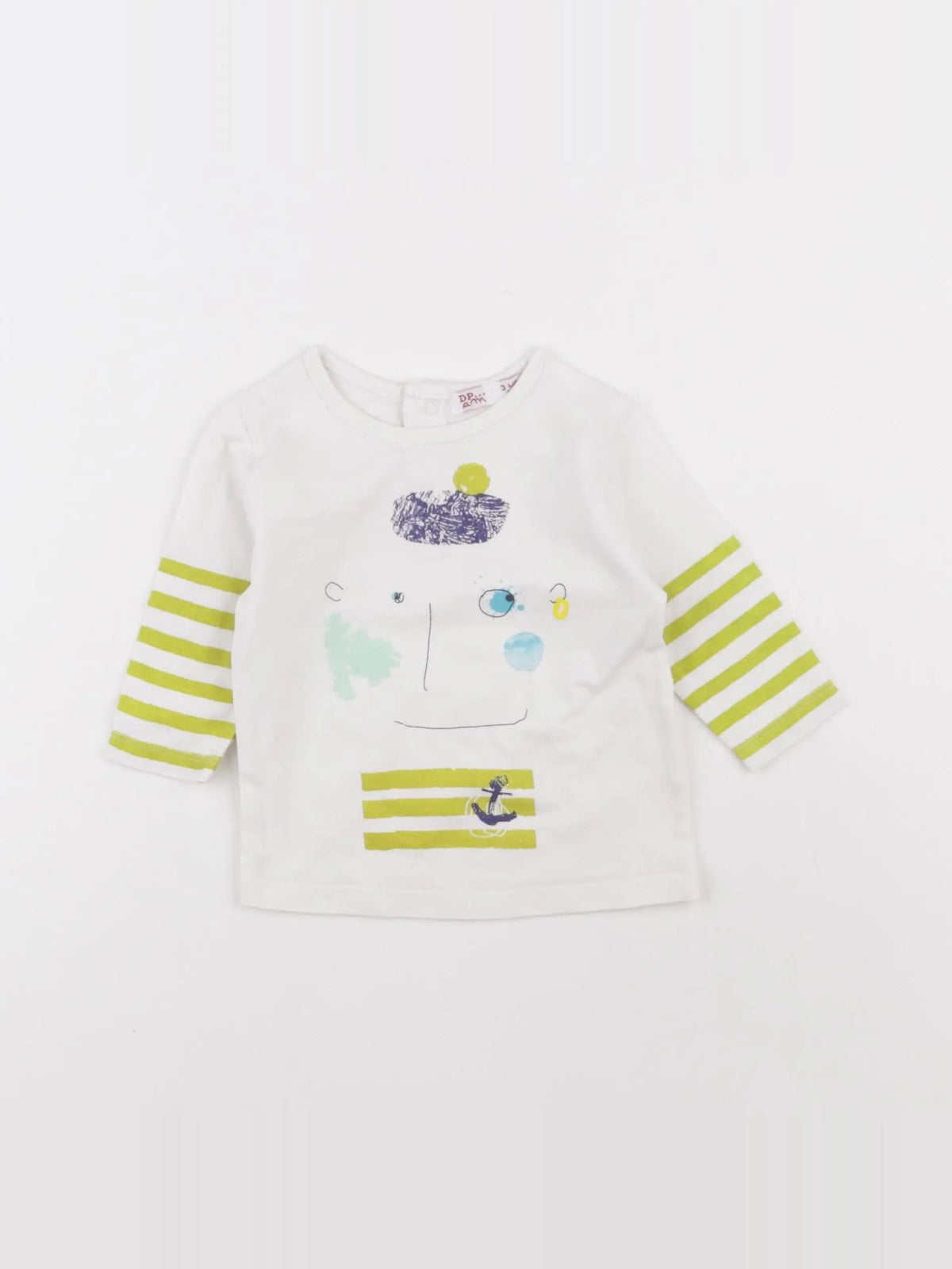 DPAM - tee-shirt blanc - 3 mois