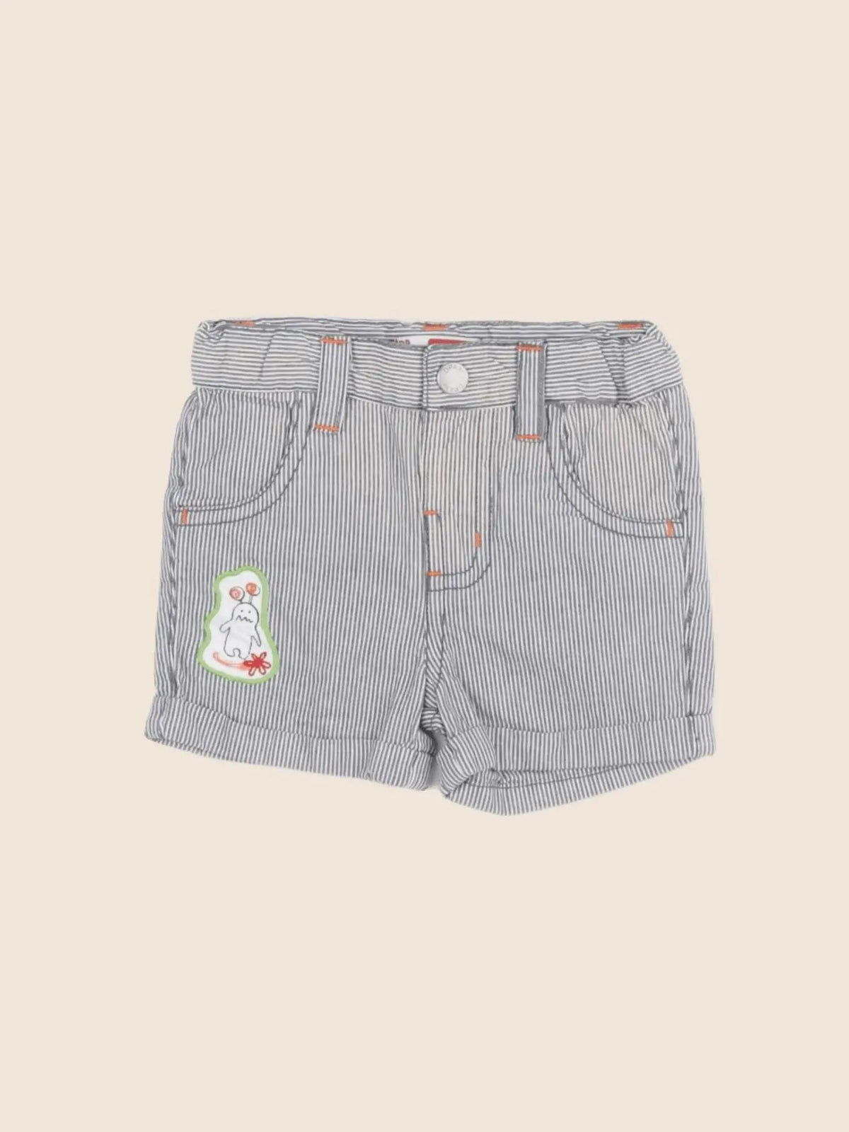 DPAM - short gris - 3 mois