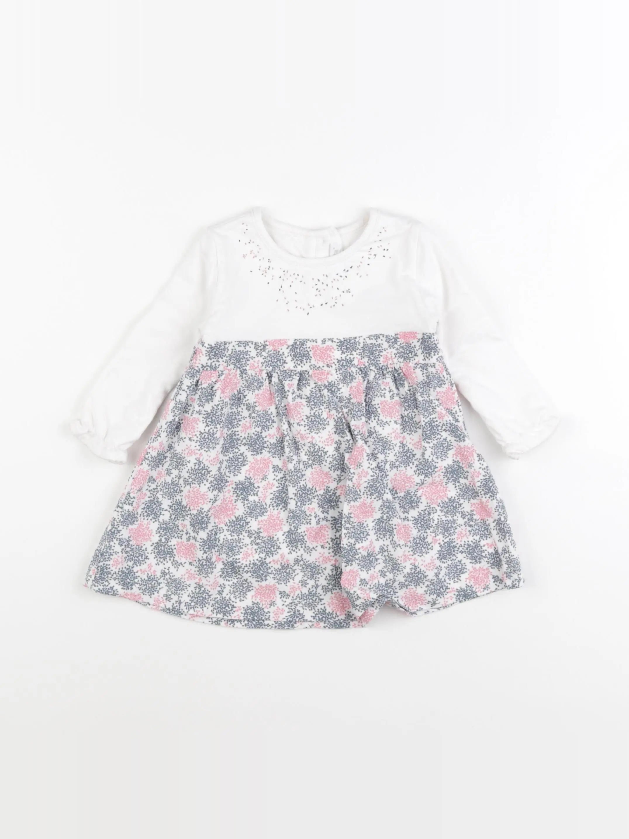 Absorba - robe blanc, multicolore - 9 mois