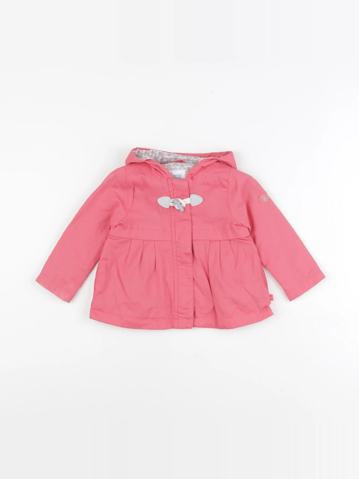 Obaïbi - imperméable rose - 6 mois