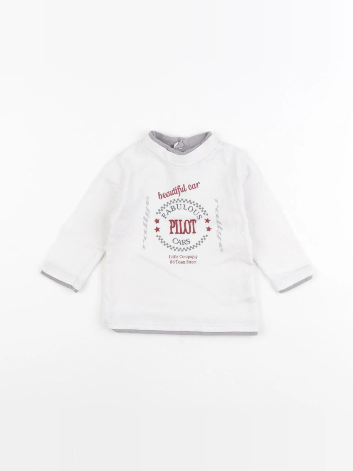 DPAM - tee-shirt blanc - 6 mois