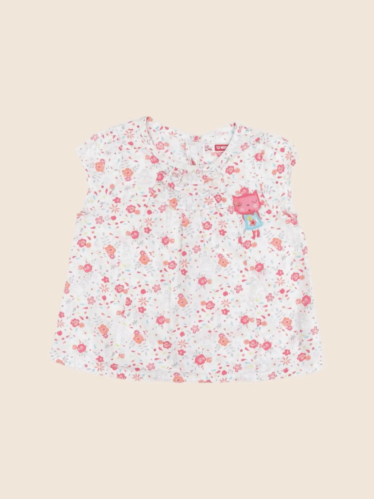 DPAM - robe multicolore - 12 mois