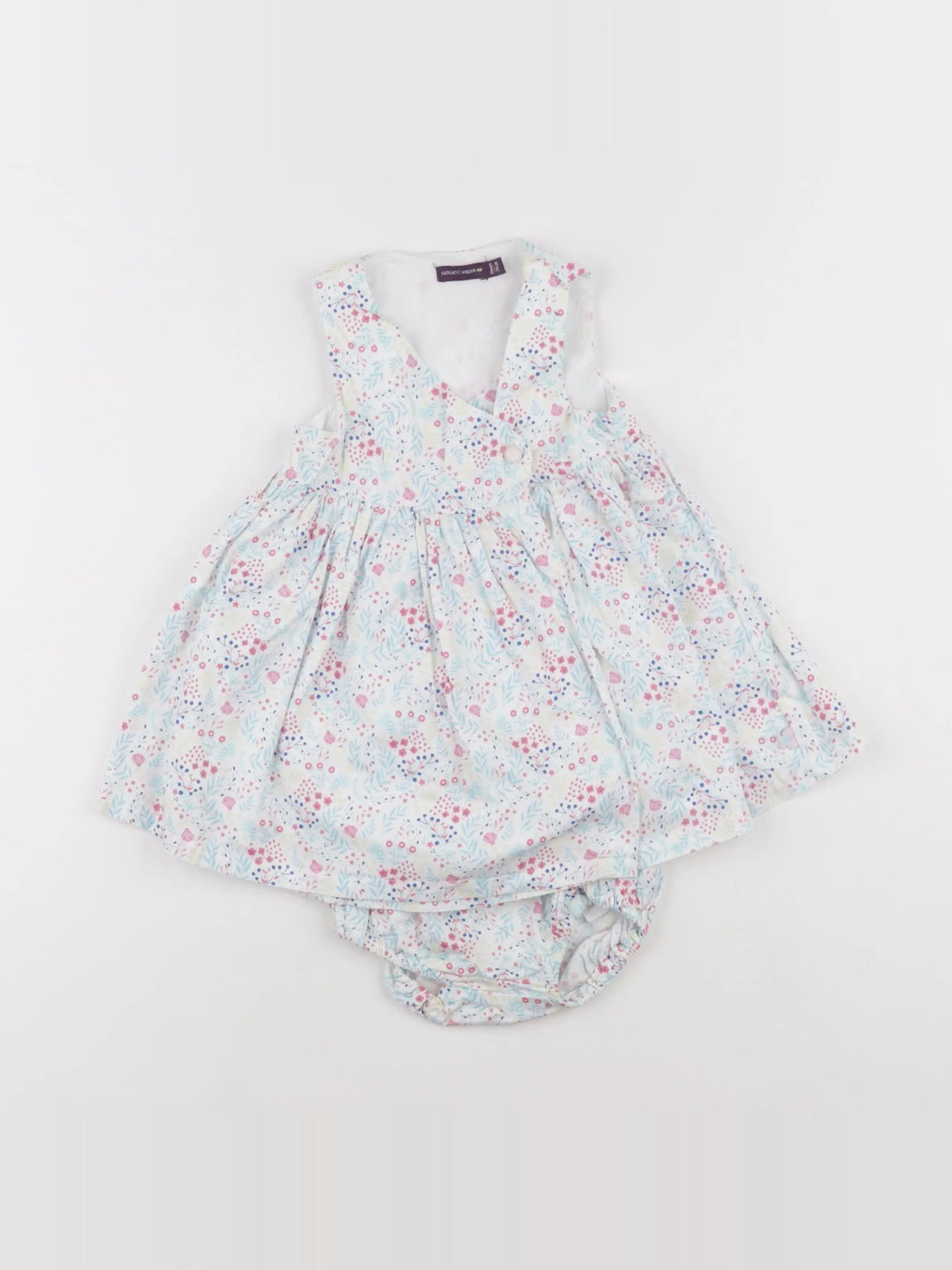 Sergent Major - robe blanc - 12 mois