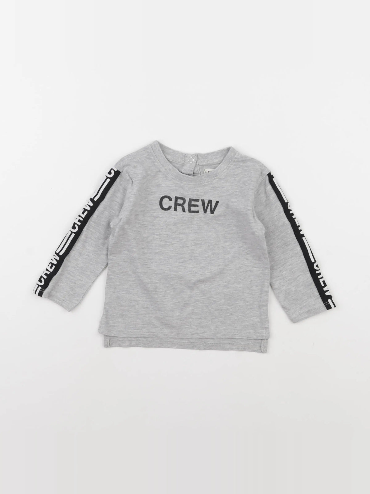 Mango - tee-shirt gris - 9/12 mois