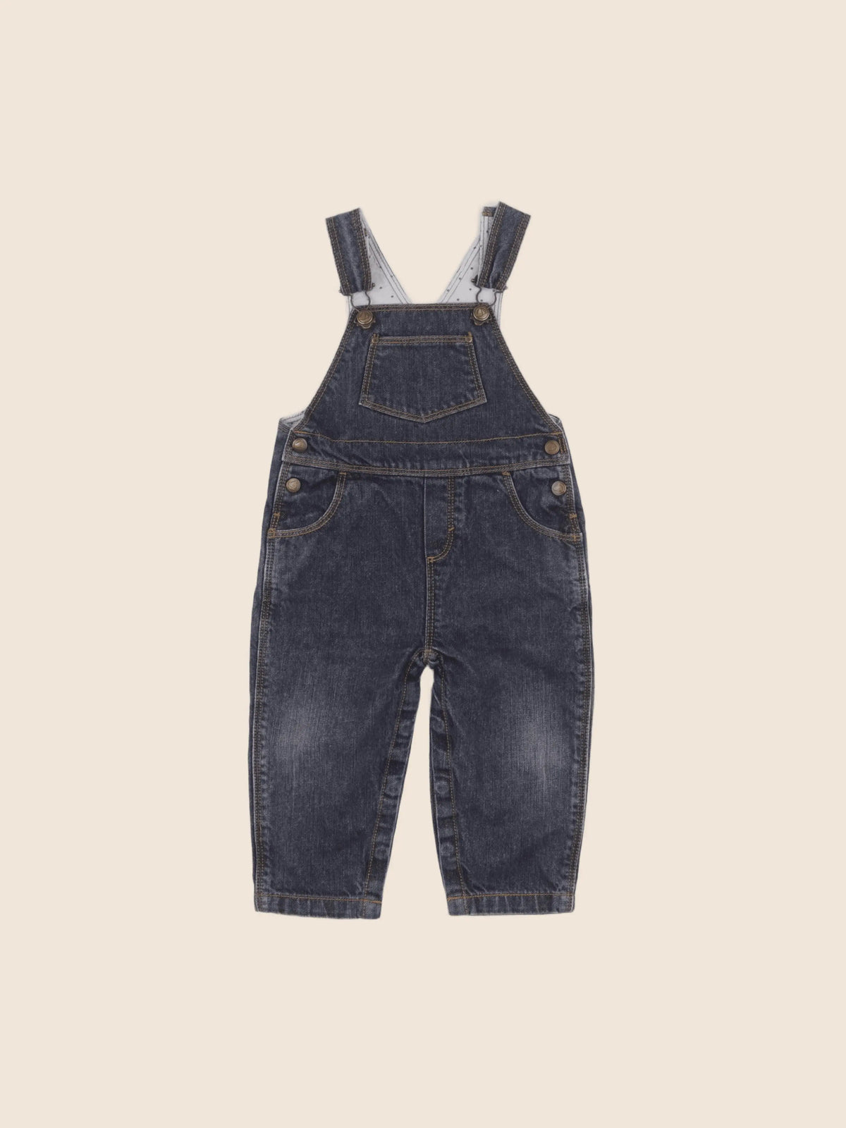 Petit Bateau - salopette bleu - 12 mois
