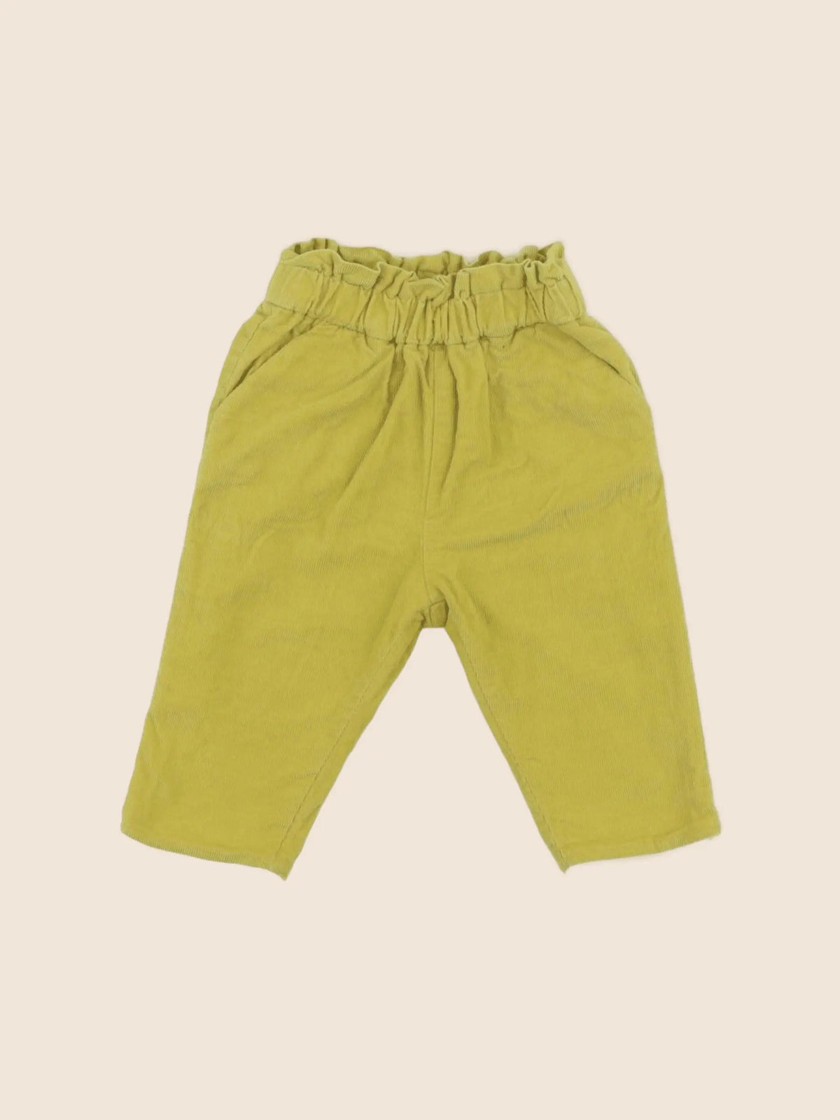 Jacadi - pantalon jaune - 6 mois