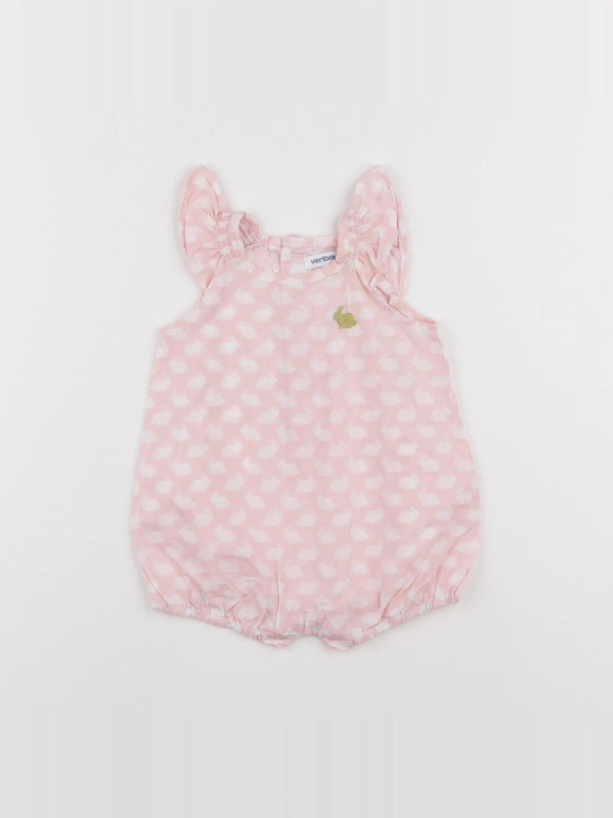 Vertbaudet - combinaison rose - 6 mois