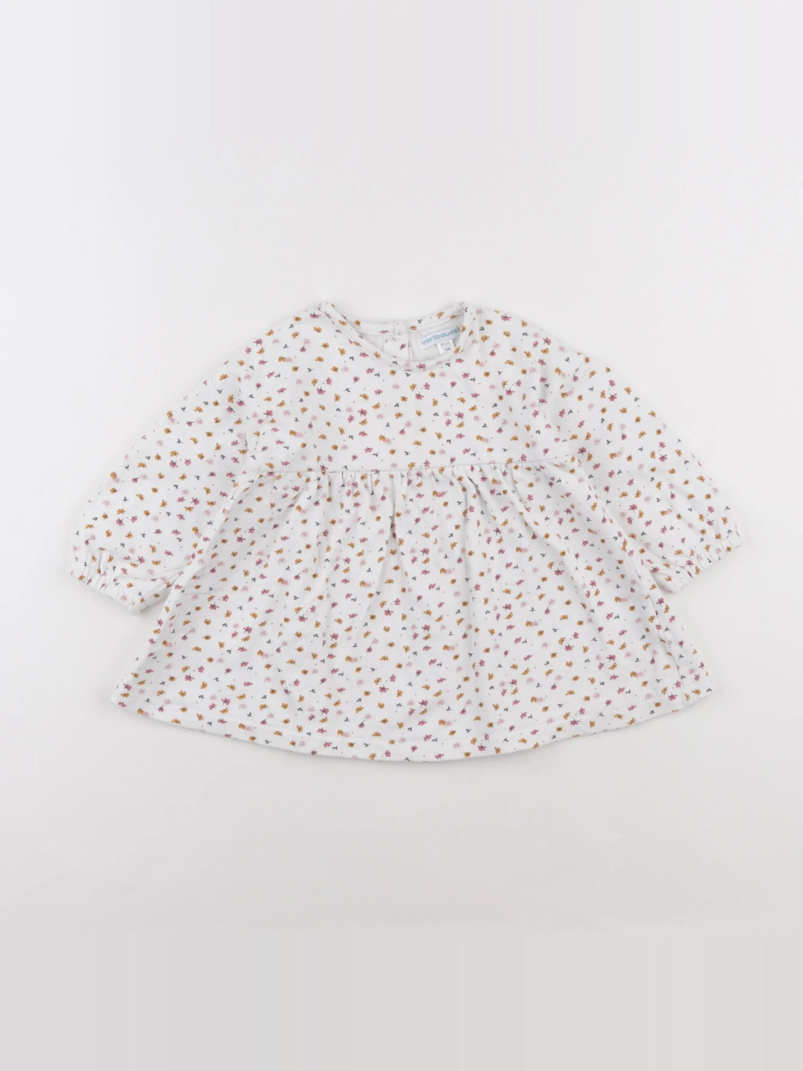 Vertbaudet - robe blanc - 18 mois