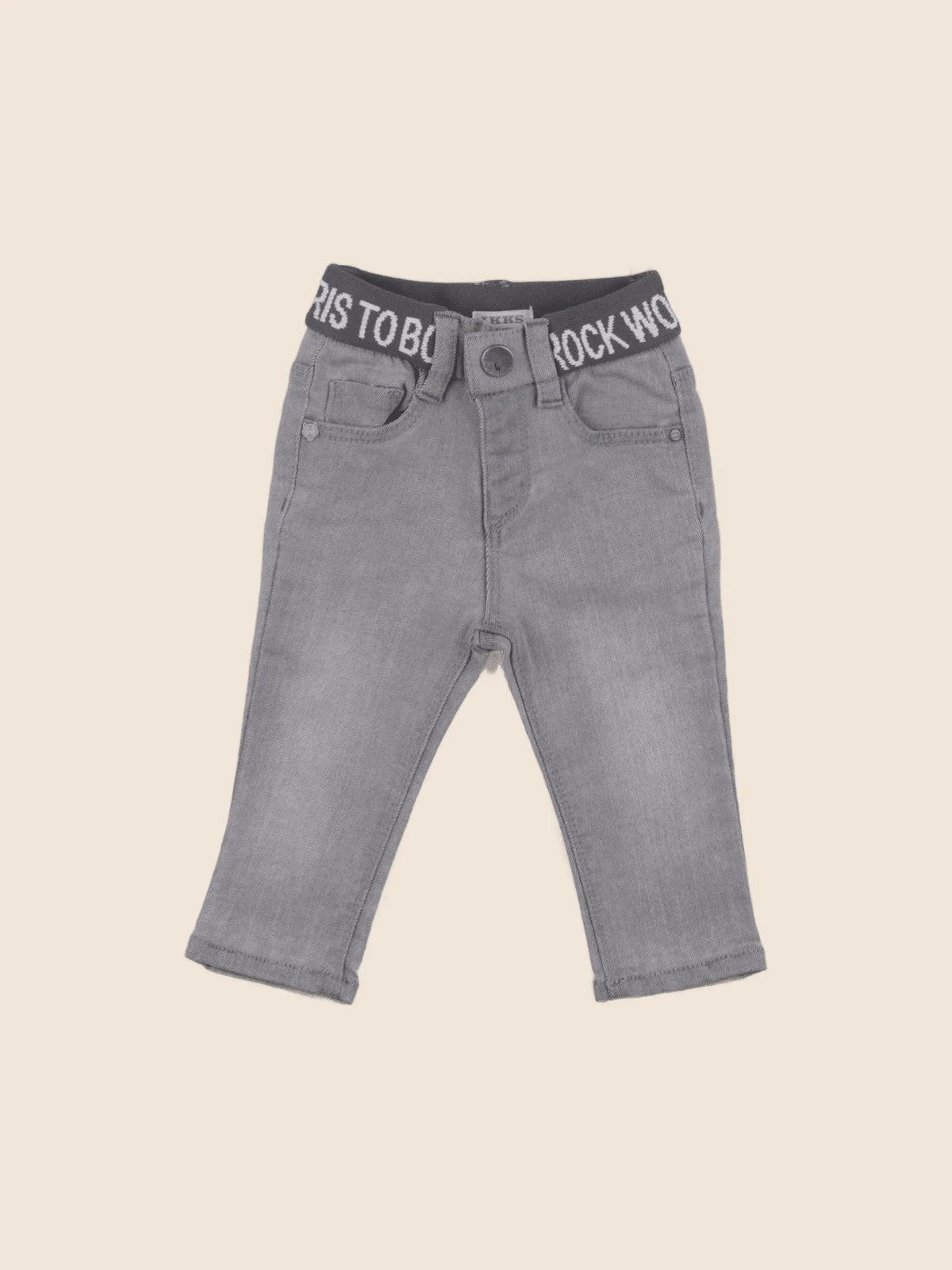 IKKS - jean gris - 6 mois