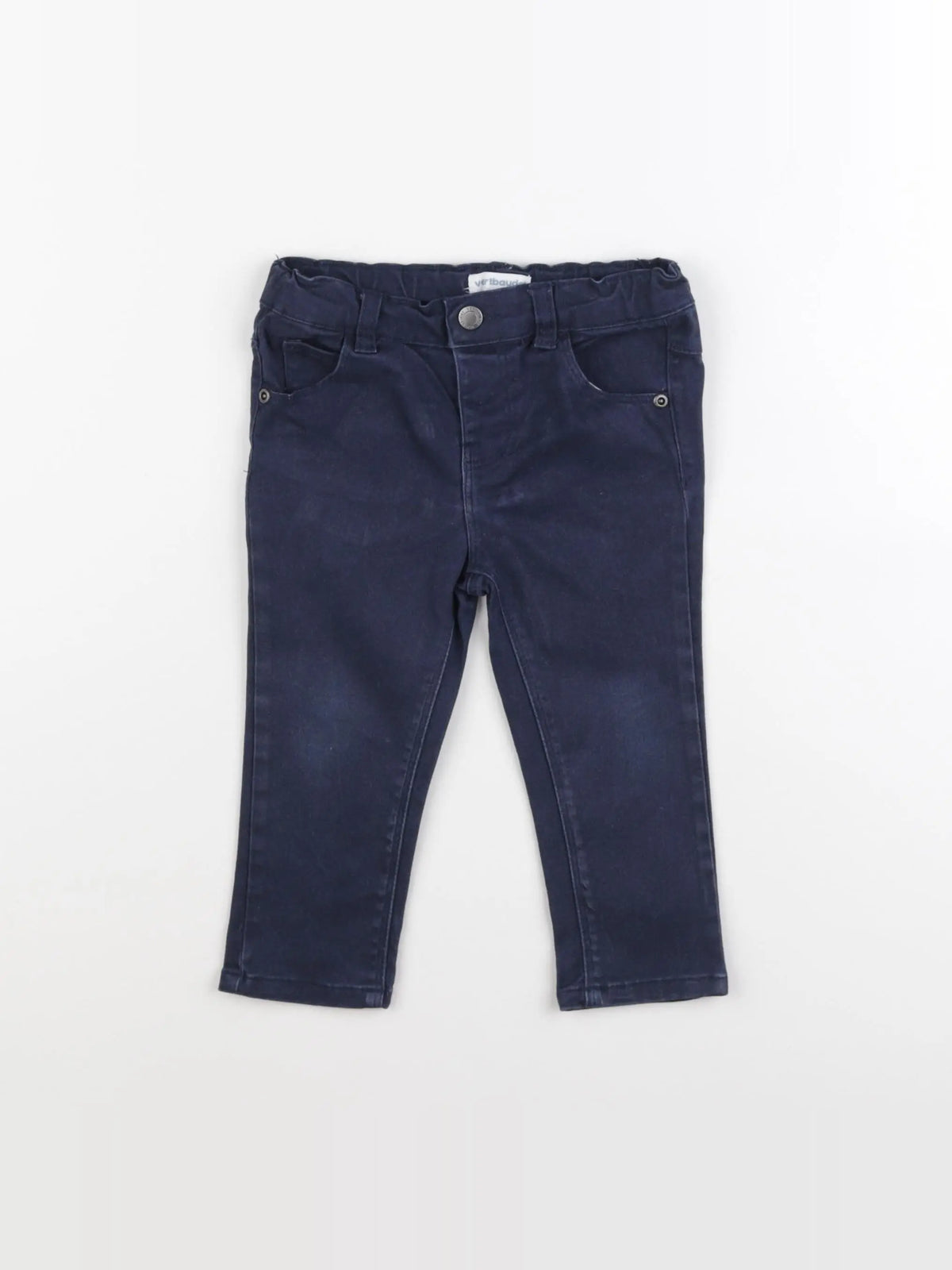 Vertbaudet - pantalon bleu - 18 mois