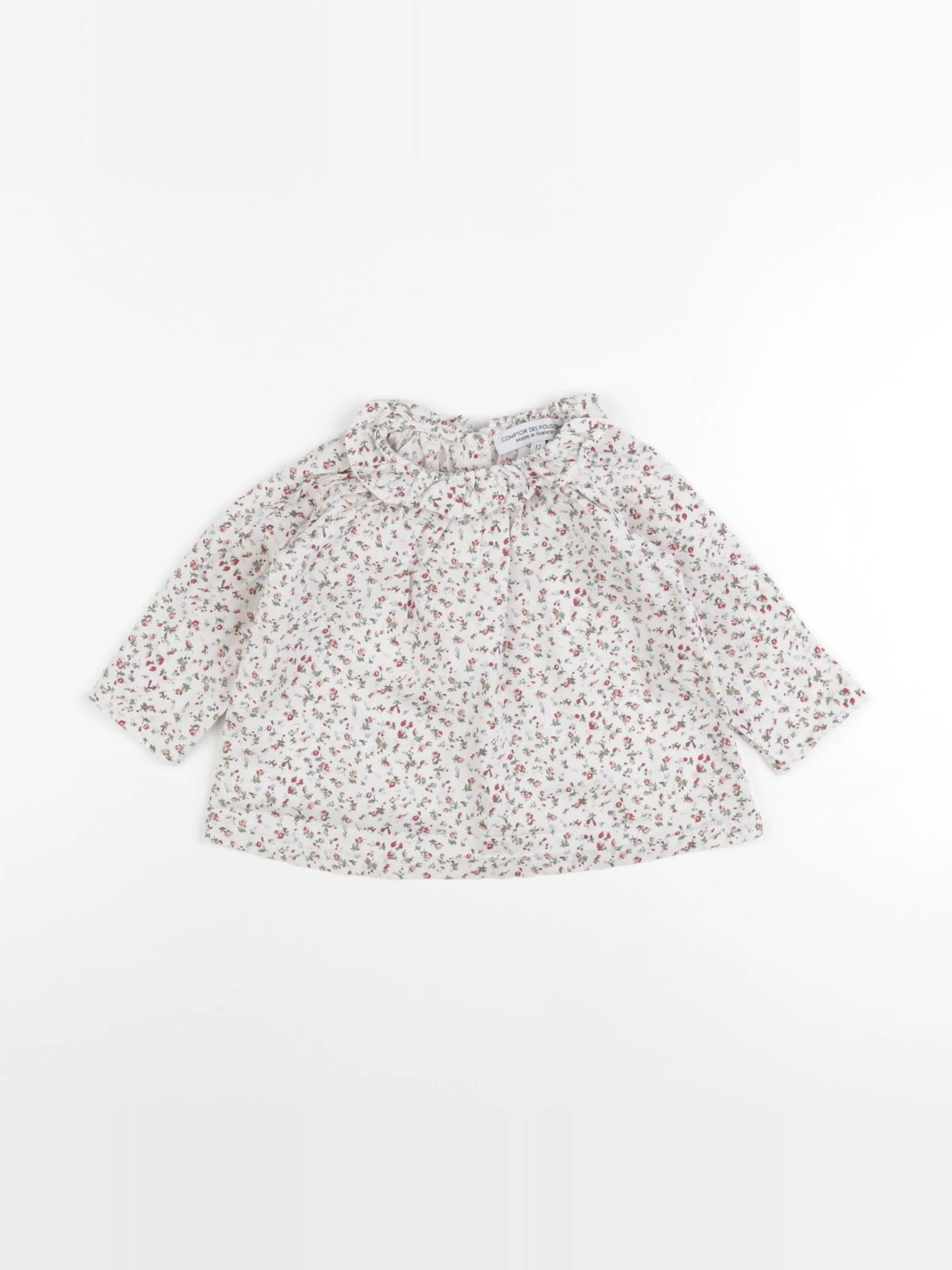 Comptoir des Polissons - blouse multicolore - 12 mois