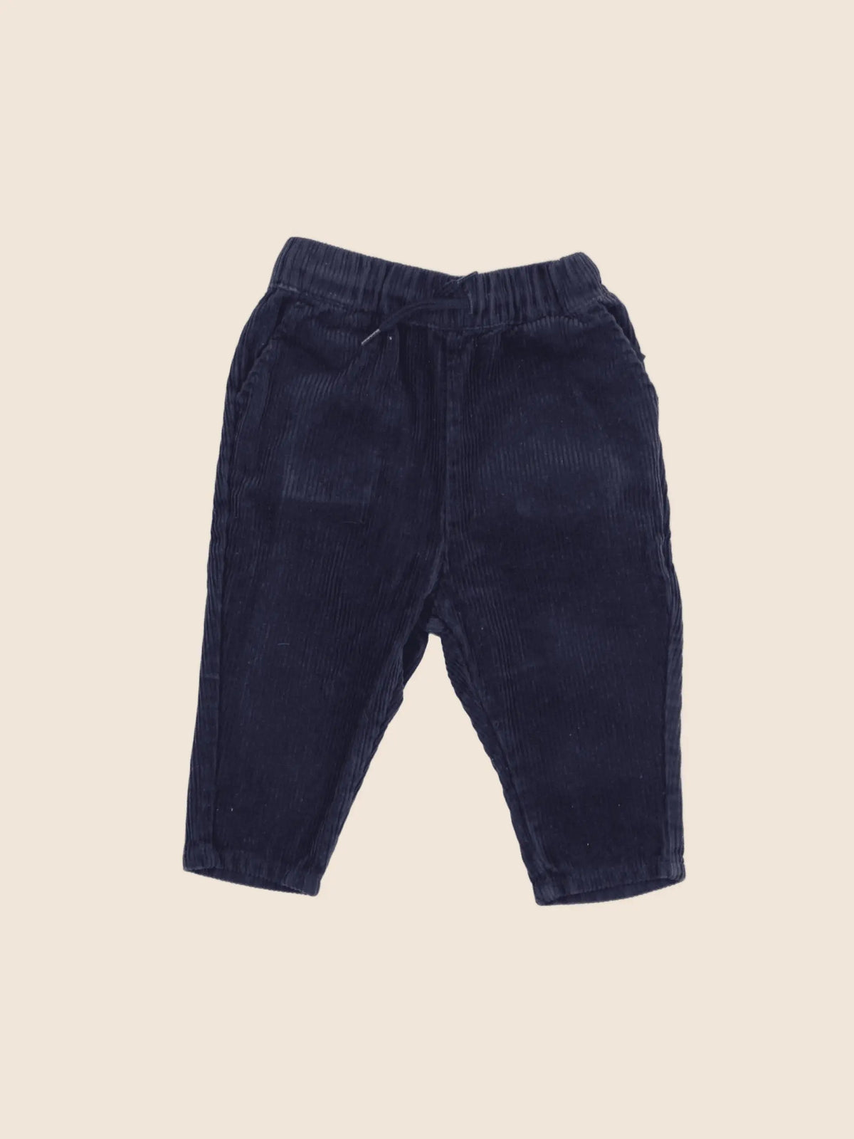 Vertbaudet - pantalon bleu - 12 mois