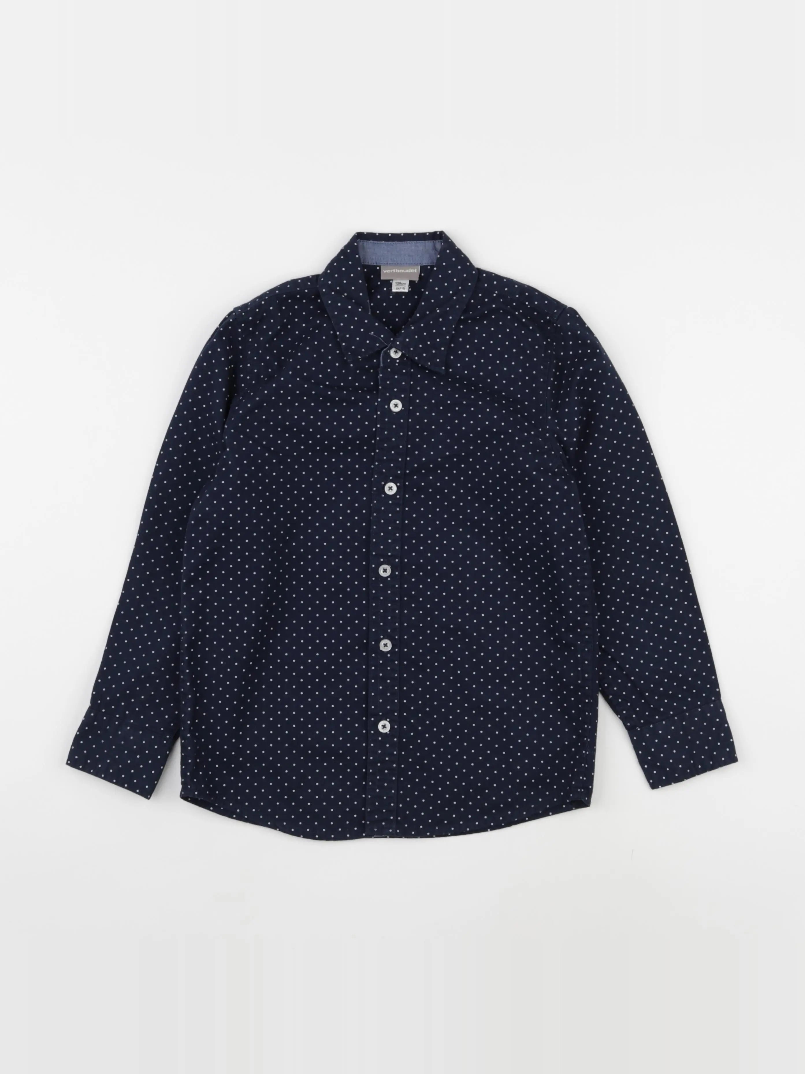 Vertbaudet - chemise bleu - 8 ans