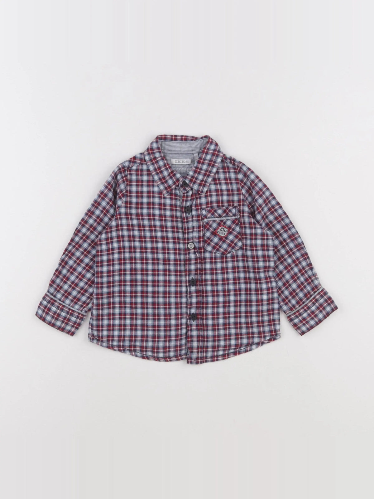 IKKS - chemise rouge - 12 mois