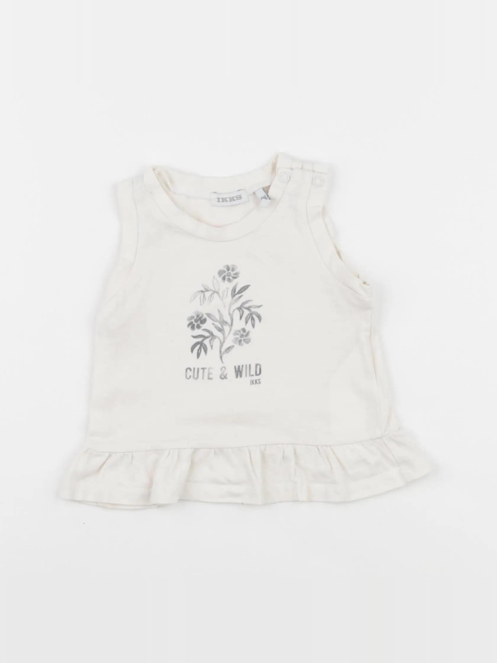 IKKS - débardeur beige - 6 mois