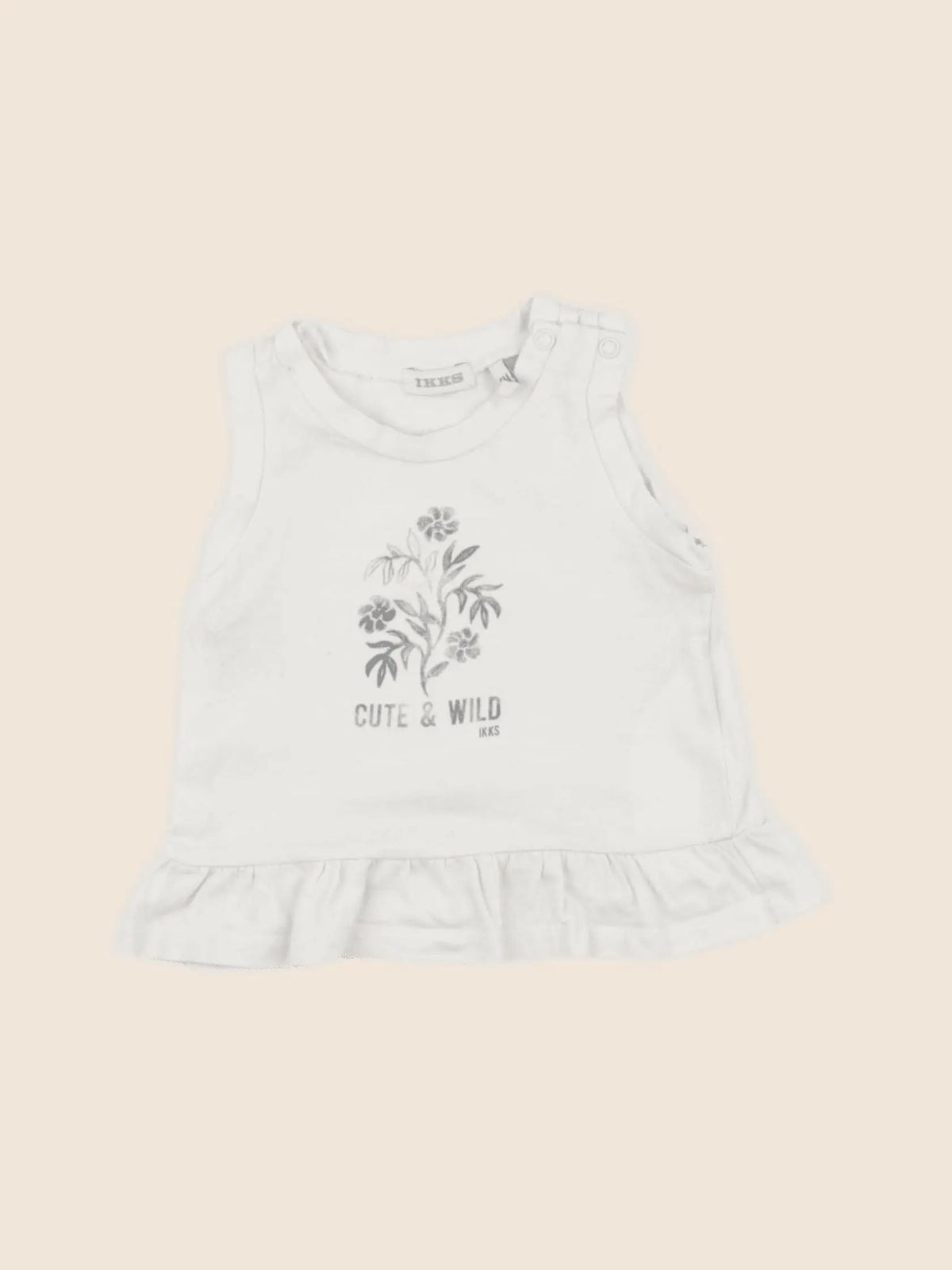 IKKS - débardeur beige - 6 mois