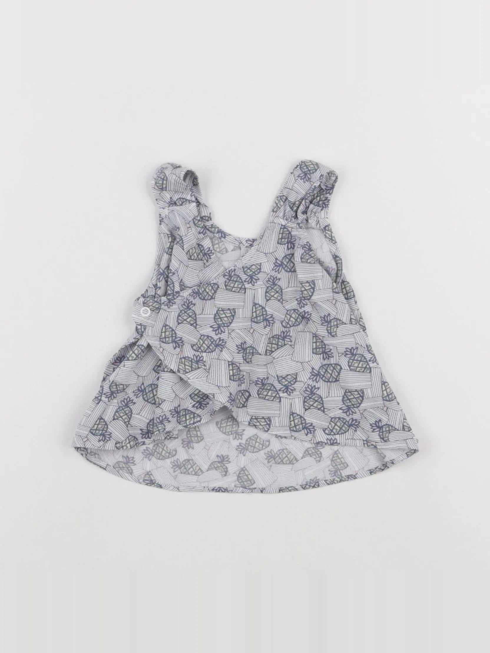 IKKS - blouse bleu - 6 mois