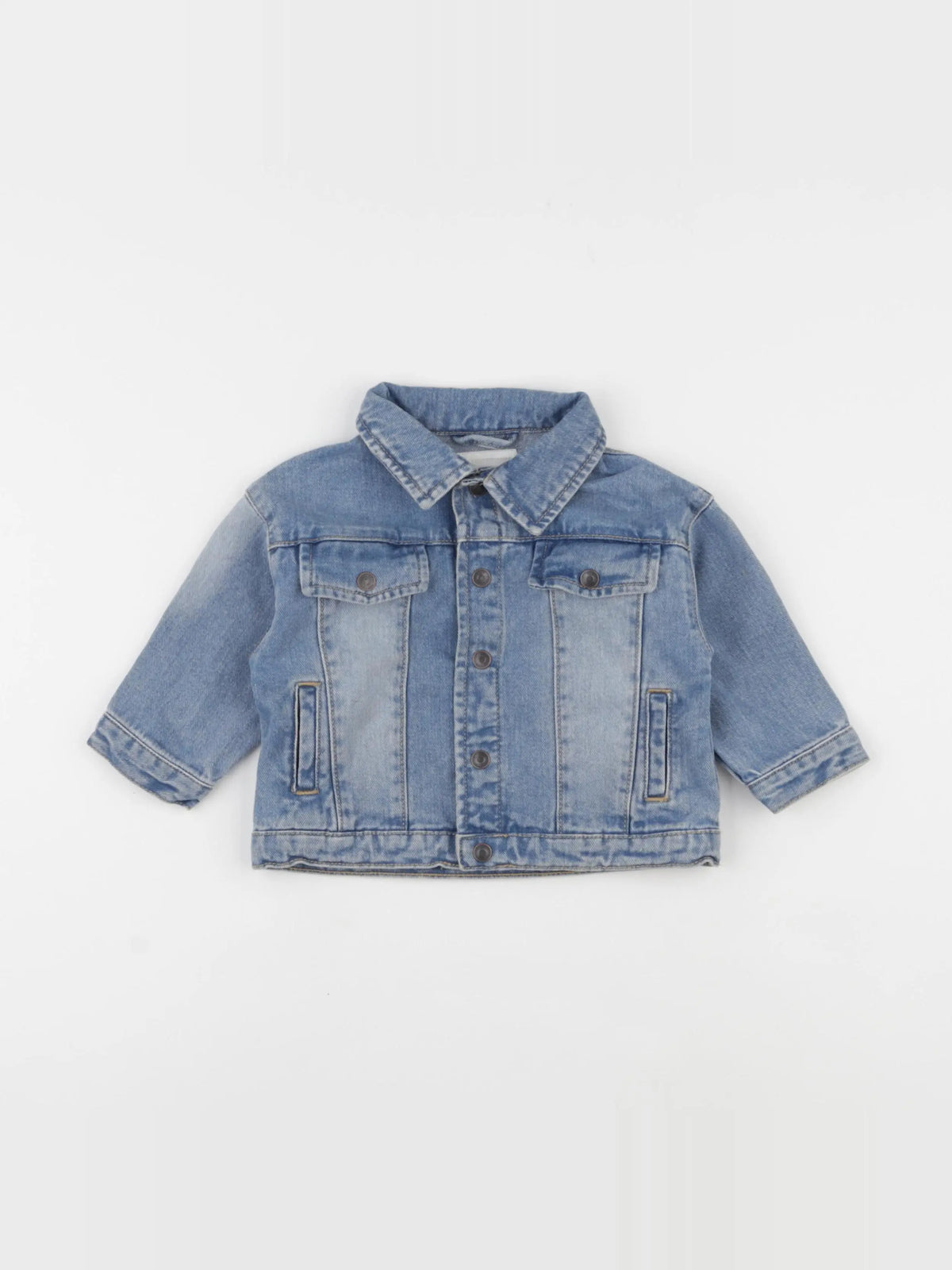 Vertbaudet - veste bleu - 9 mois